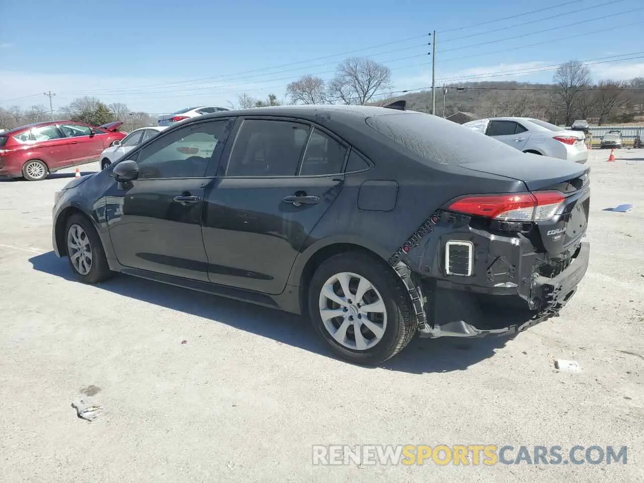 2 fotografías del automóvil dañado JTDEPRAE0LJ031439 TOYOTA COROLLA 2020