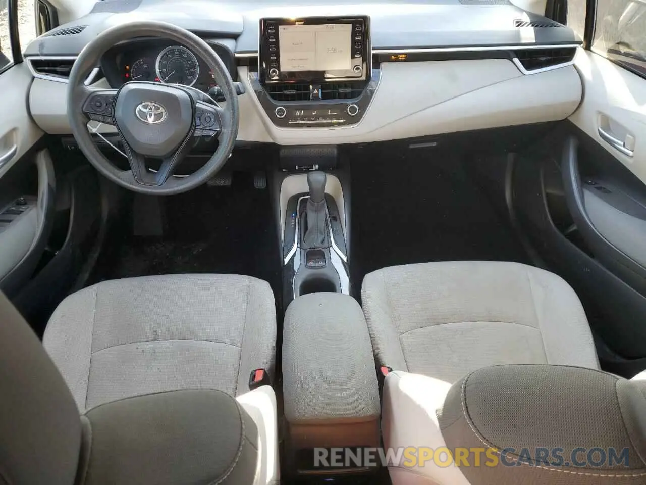 8 fotografías del automóvil dañado JTDEPRAE0LJ031439 TOYOTA COROLLA 2020