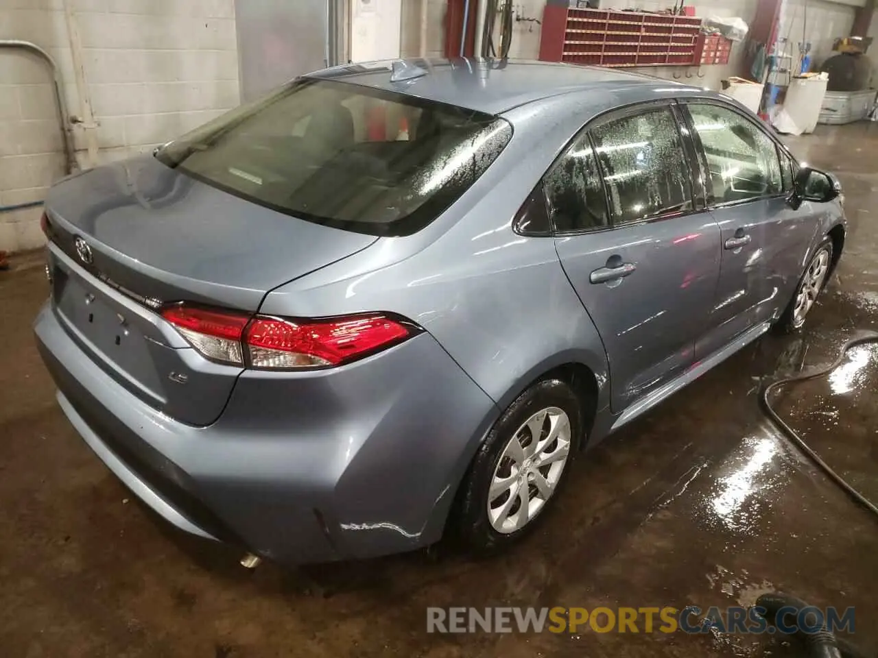 3 fotografías del automóvil dañado JTDEPRAE0LJ032266 TOYOTA COROLLA 2020