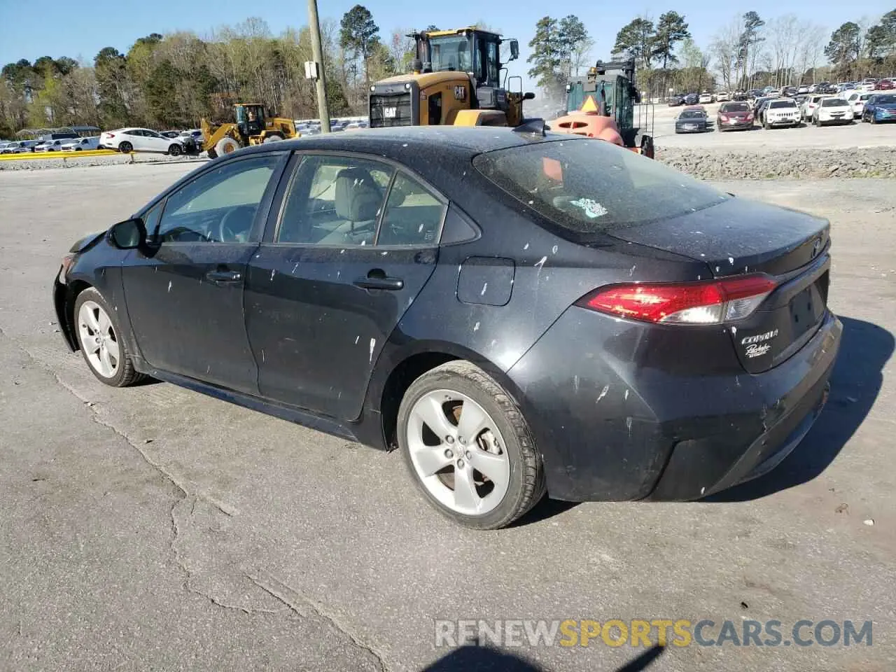 2 fotografías del automóvil dañado JTDEPRAE0LJ034261 TOYOTA COROLLA 2020