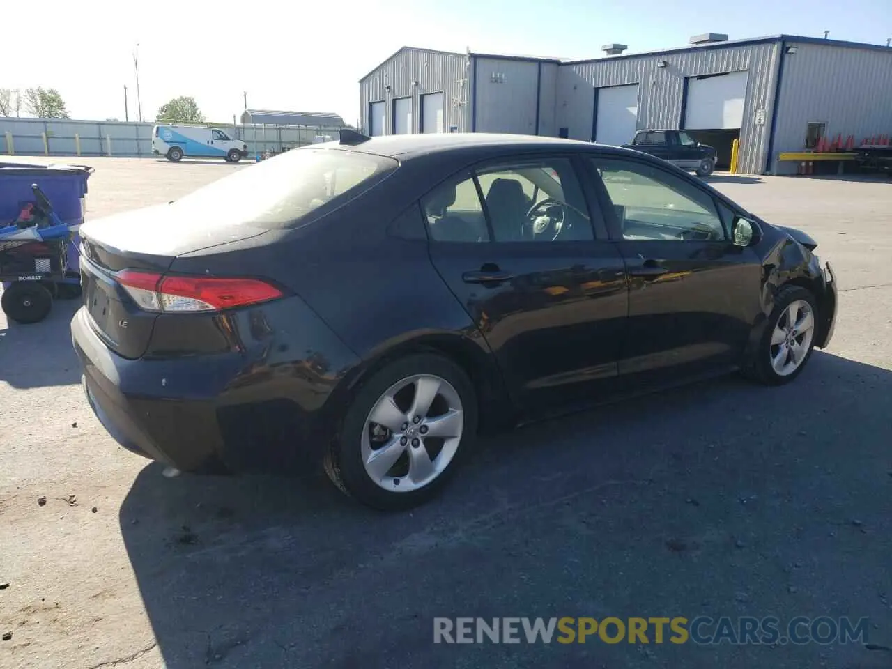 3 fotografías del automóvil dañado JTDEPRAE0LJ034261 TOYOTA COROLLA 2020