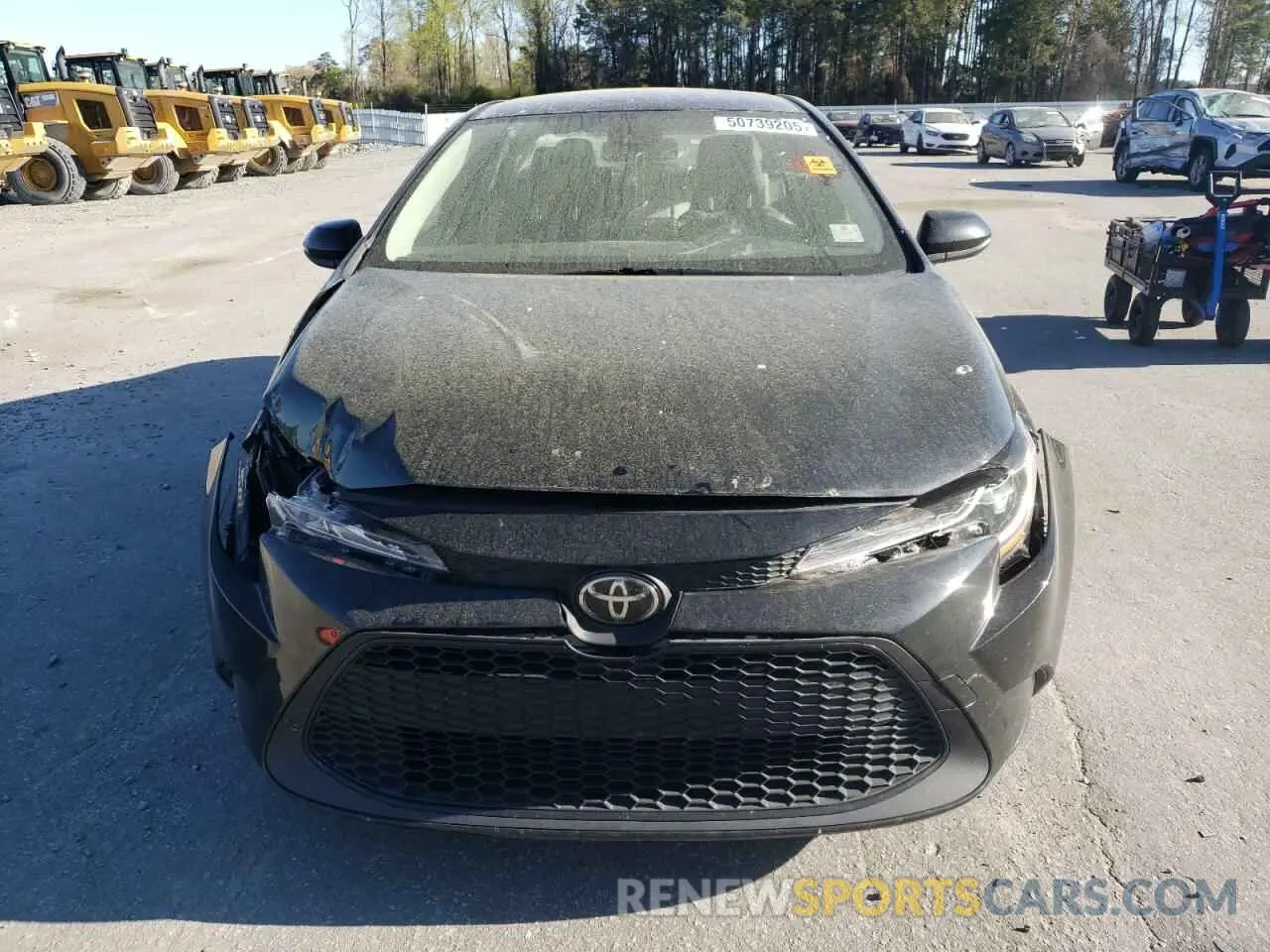 5 fotografías del automóvil dañado JTDEPRAE0LJ034261 TOYOTA COROLLA 2020