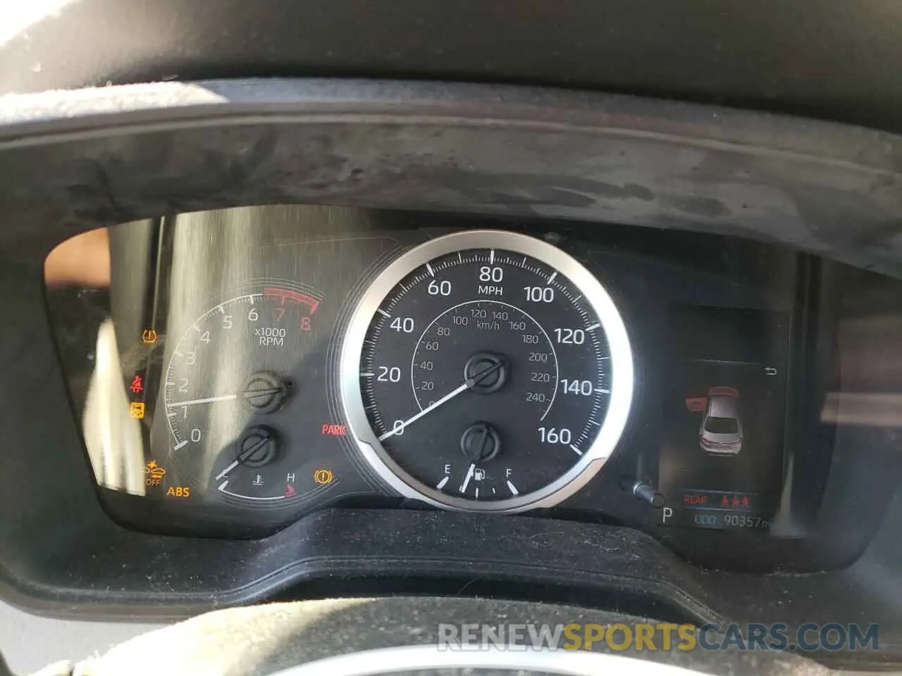 9 fotografías del automóvil dañado JTDEPRAE0LJ034261 TOYOTA COROLLA 2020