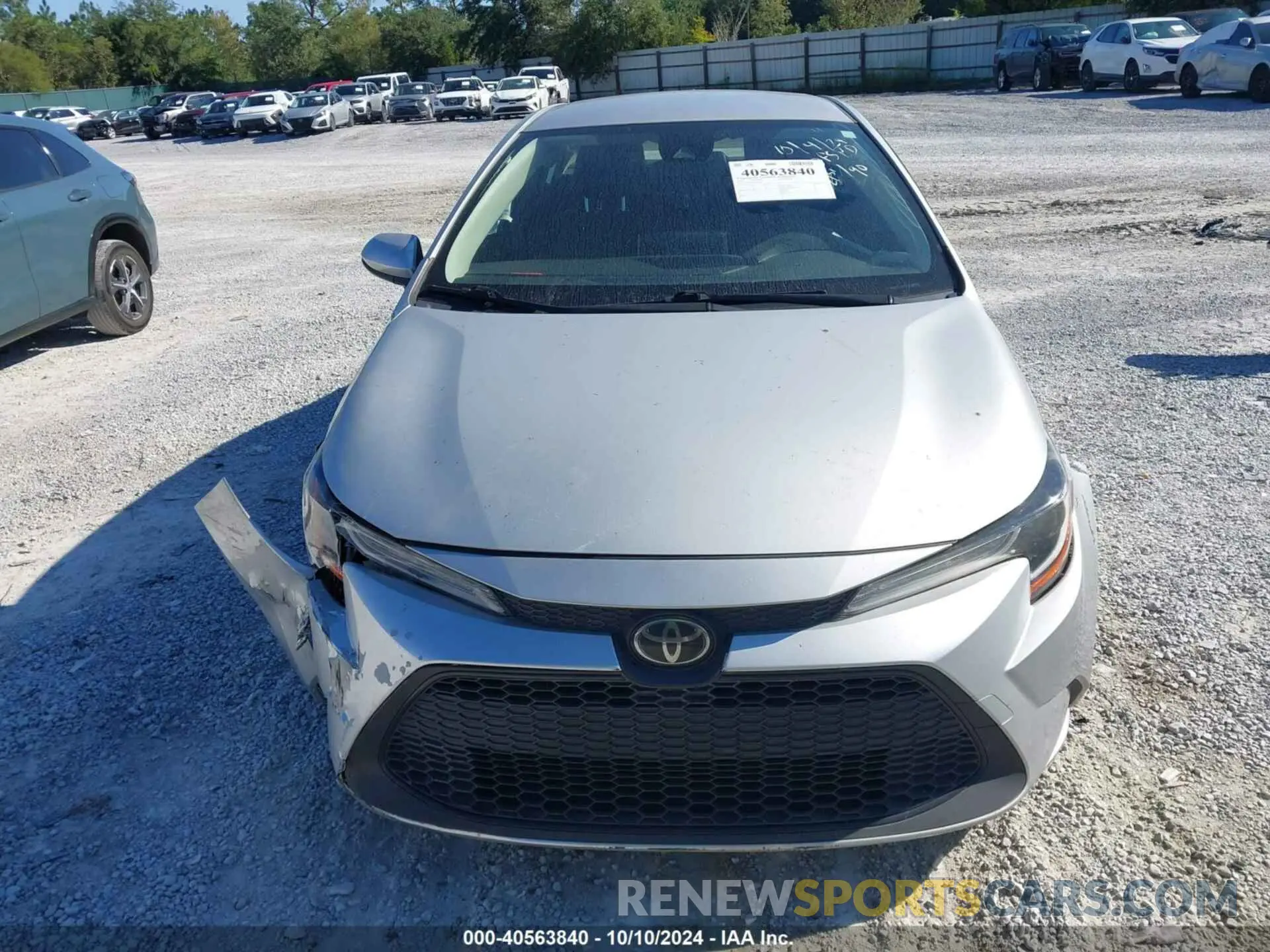 12 fotografías del automóvil dañado JTDEPRAE0LJ042912 TOYOTA COROLLA 2020