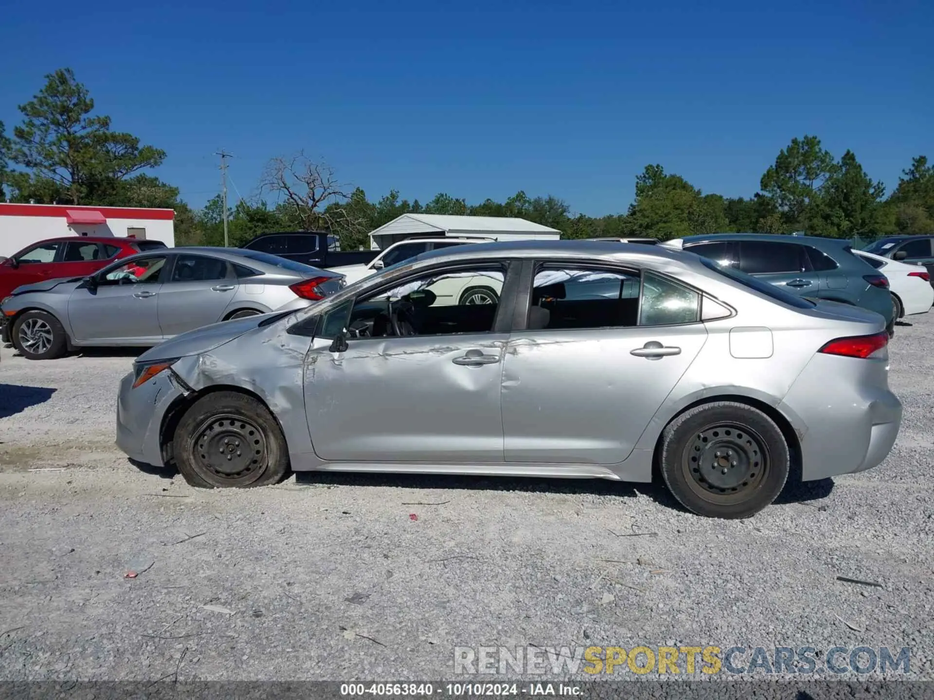 14 fotografías del automóvil dañado JTDEPRAE0LJ042912 TOYOTA COROLLA 2020
