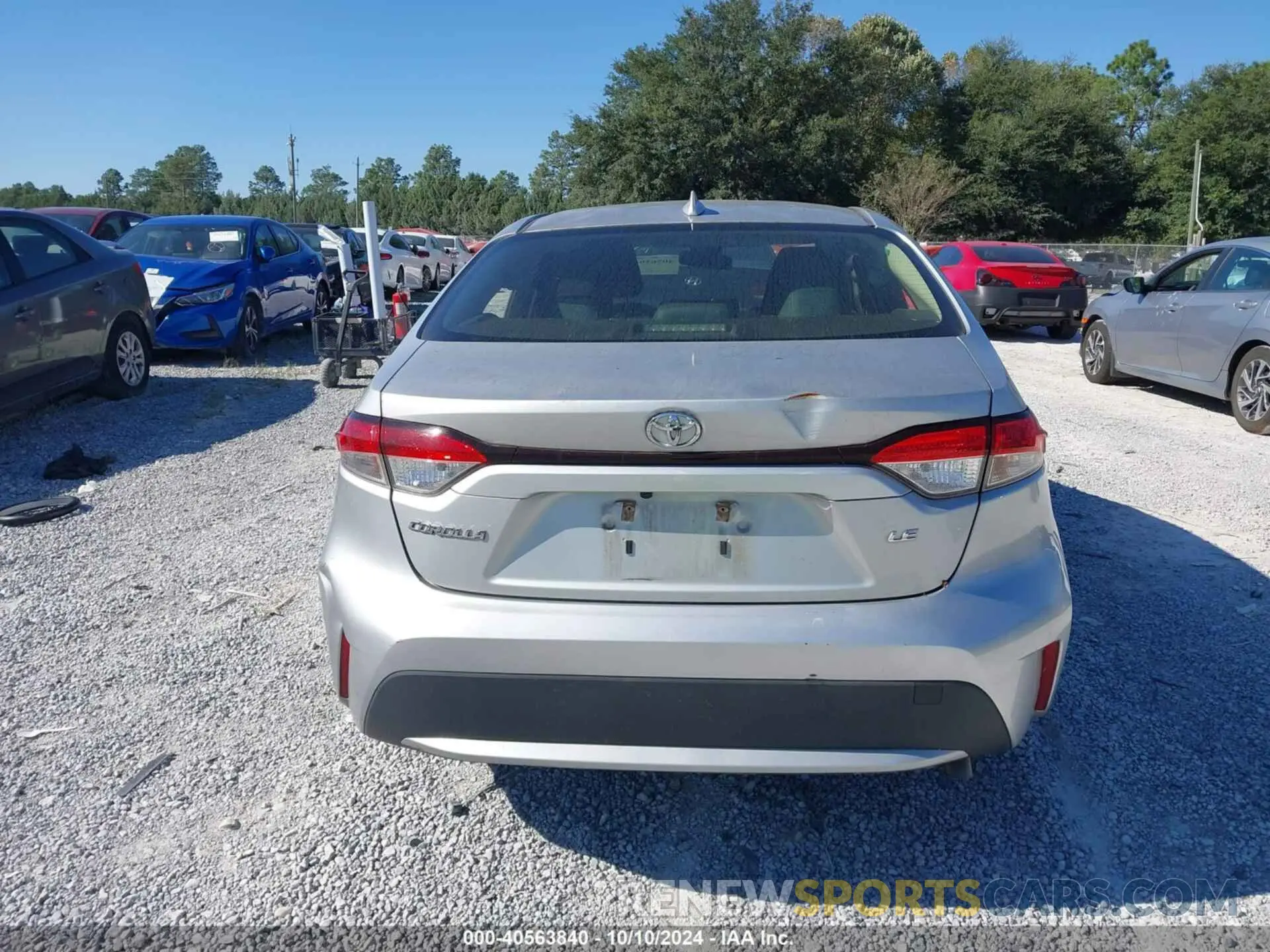 16 fotografías del automóvil dañado JTDEPRAE0LJ042912 TOYOTA COROLLA 2020
