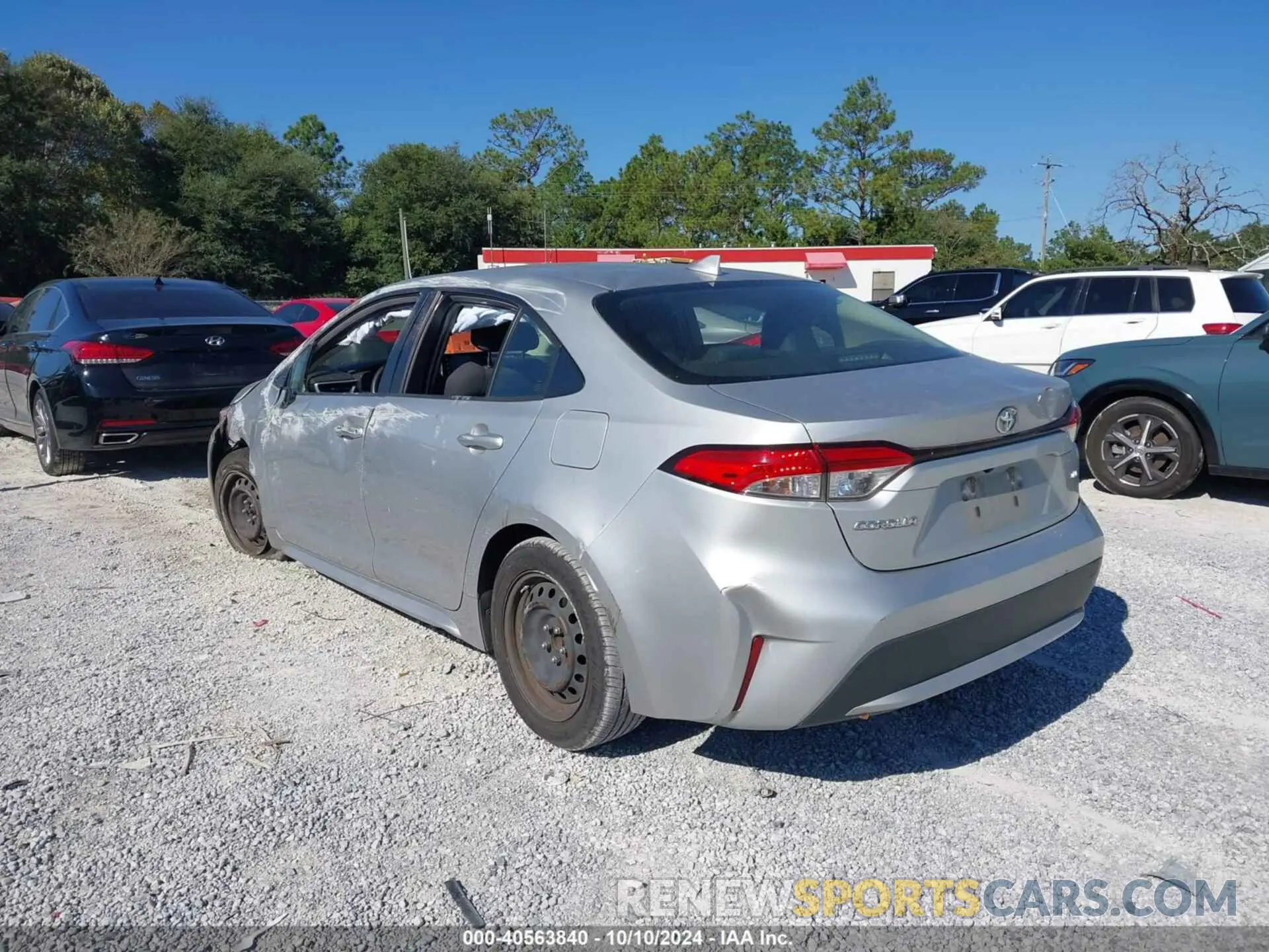3 fotografías del automóvil dañado JTDEPRAE0LJ042912 TOYOTA COROLLA 2020