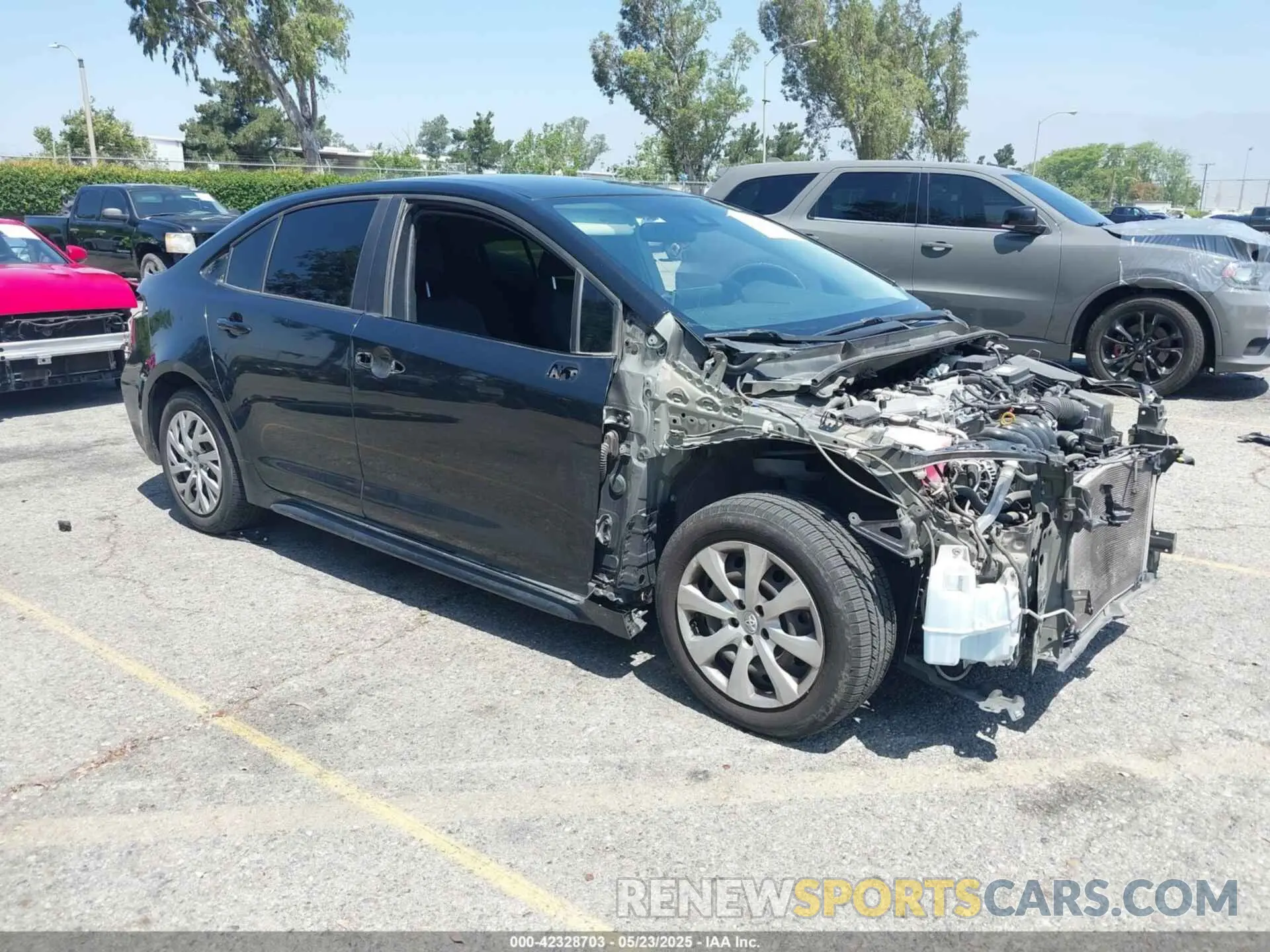 1 fotografías del automóvil dañado JTDEPRAE0LJ045664 TOYOTA COROLLA 2020