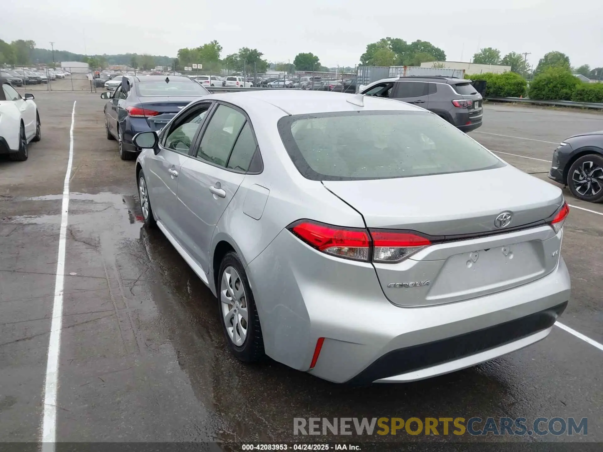 3 fotografías del automóvil dañado JTDEPRAE0LJ046684 TOYOTA COROLLA 2020