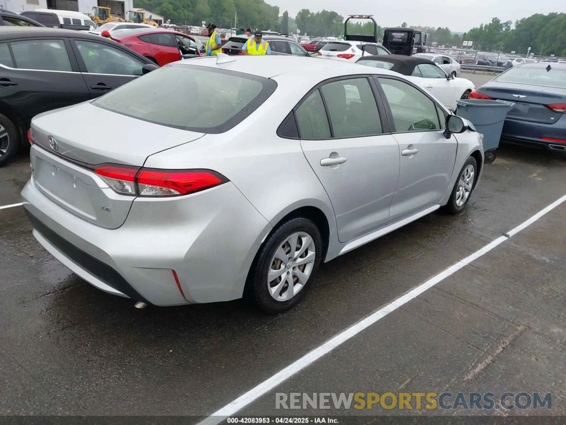 4 fotografías del automóvil dañado JTDEPRAE0LJ046684 TOYOTA COROLLA 2020