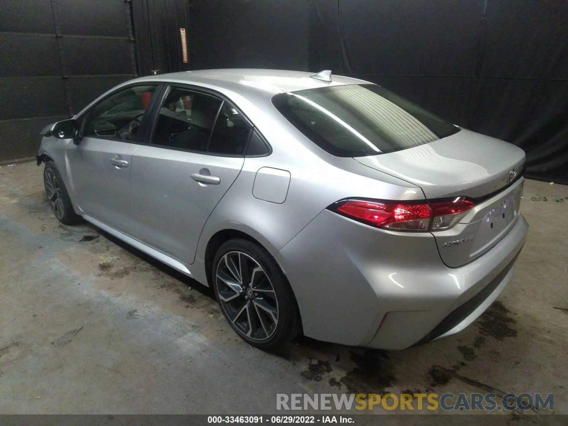3 fotografías del automóvil dañado JTDEPRAE0LJ047186 TOYOTA COROLLA 2020