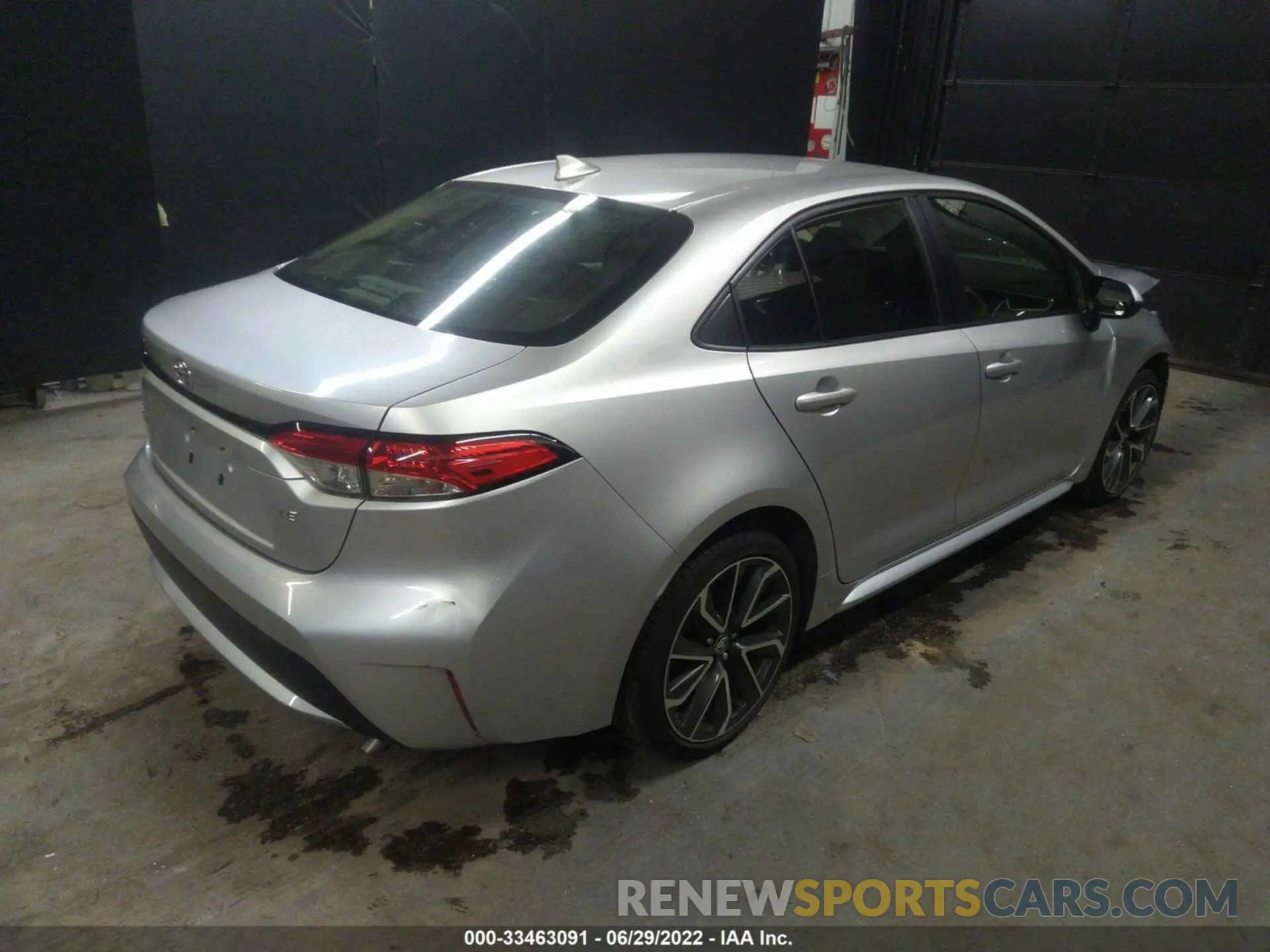 4 fotografías del automóvil dañado JTDEPRAE0LJ047186 TOYOTA COROLLA 2020