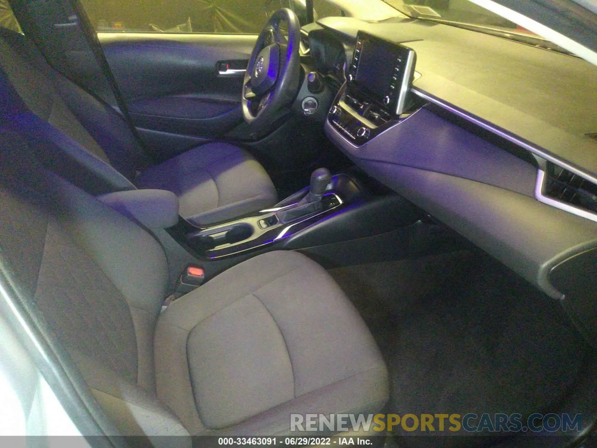 5 fotografías del automóvil dañado JTDEPRAE0LJ047186 TOYOTA COROLLA 2020