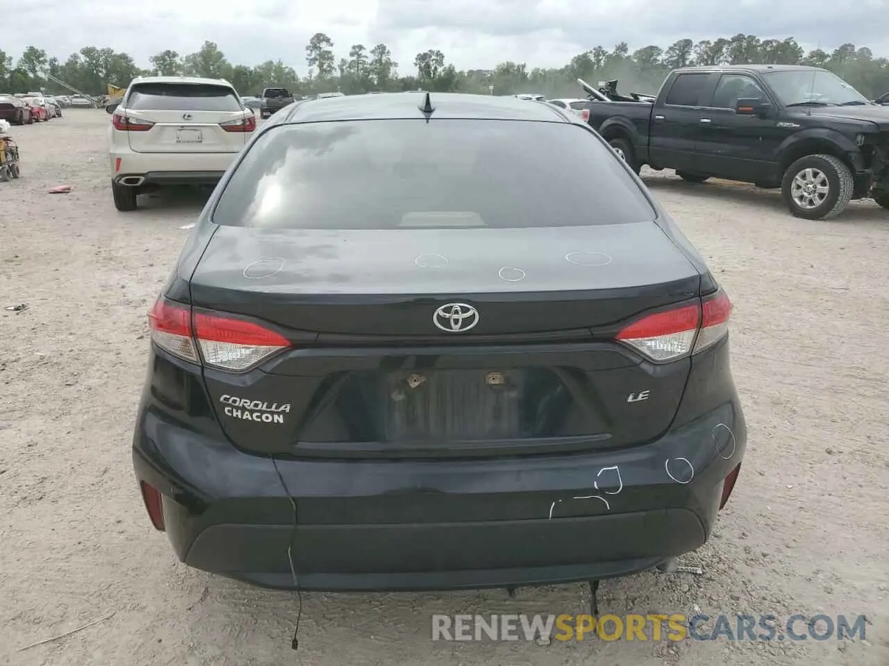 6 fotografías del automóvil dañado JTDEPRAE0LJ047575 TOYOTA COROLLA 2020