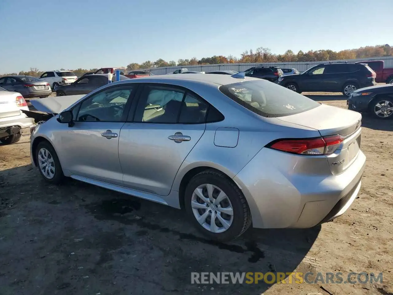 2 fotografías del automóvil dañado JTDEPRAE0LJ050508 TOYOTA COROLLA 2020