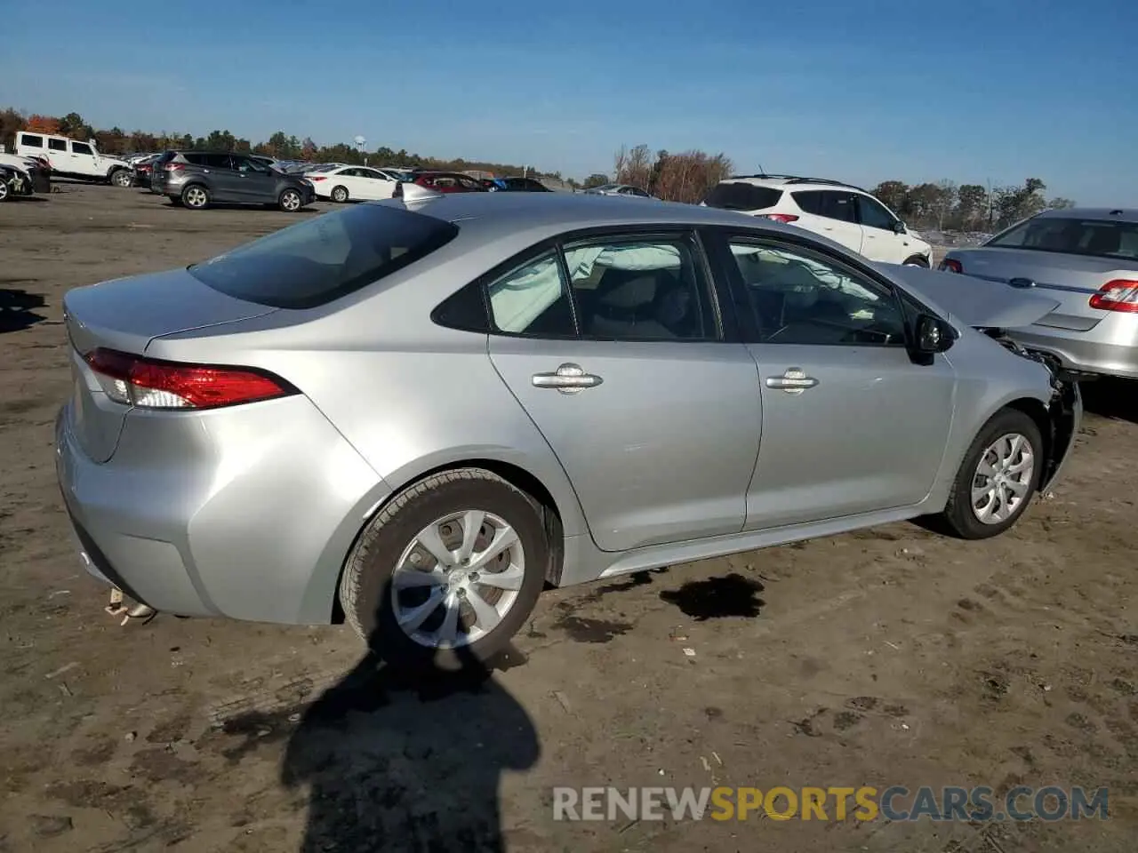3 fotografías del automóvil dañado JTDEPRAE0LJ050508 TOYOTA COROLLA 2020