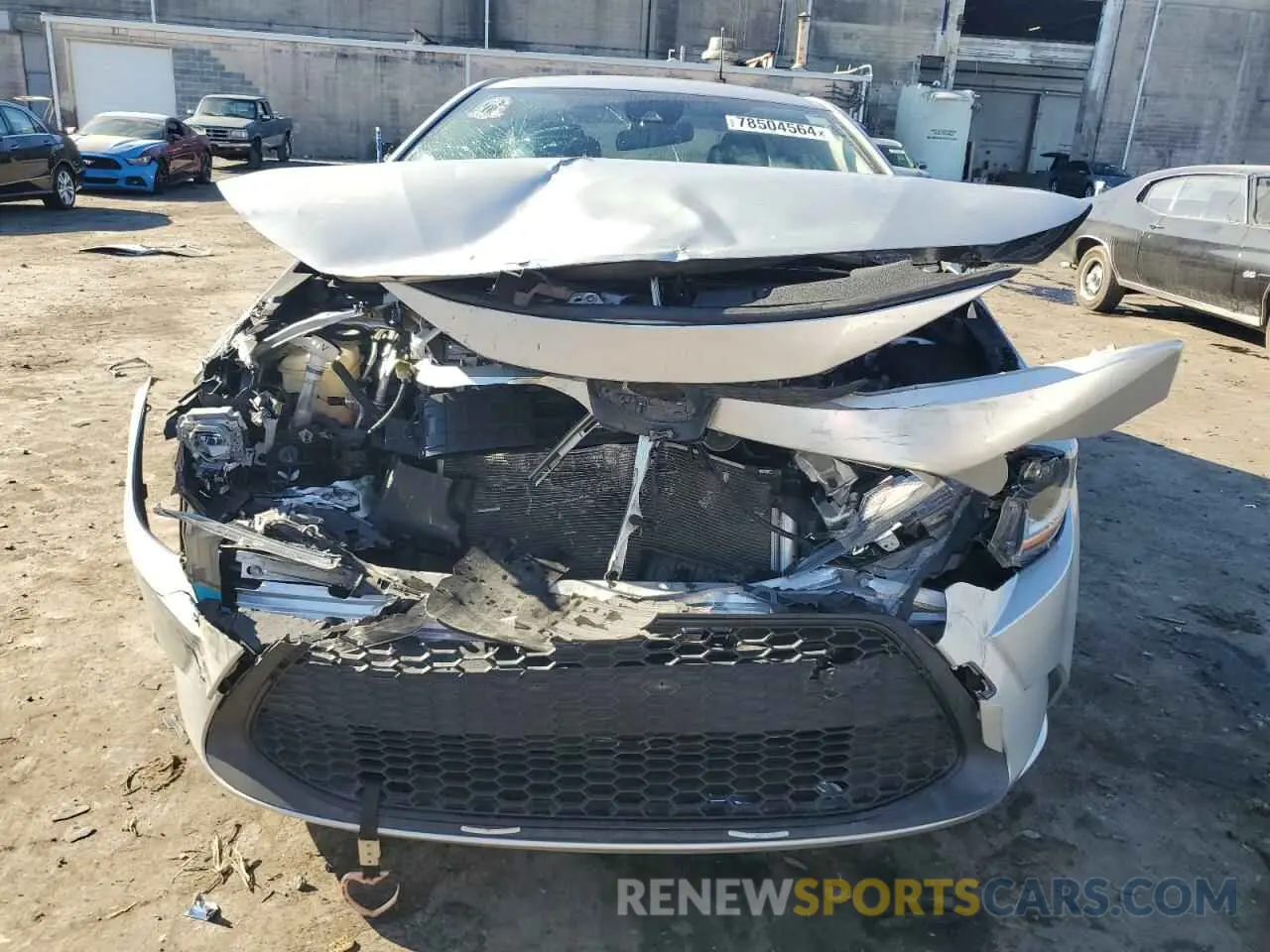 5 fotografías del automóvil dañado JTDEPRAE0LJ050508 TOYOTA COROLLA 2020