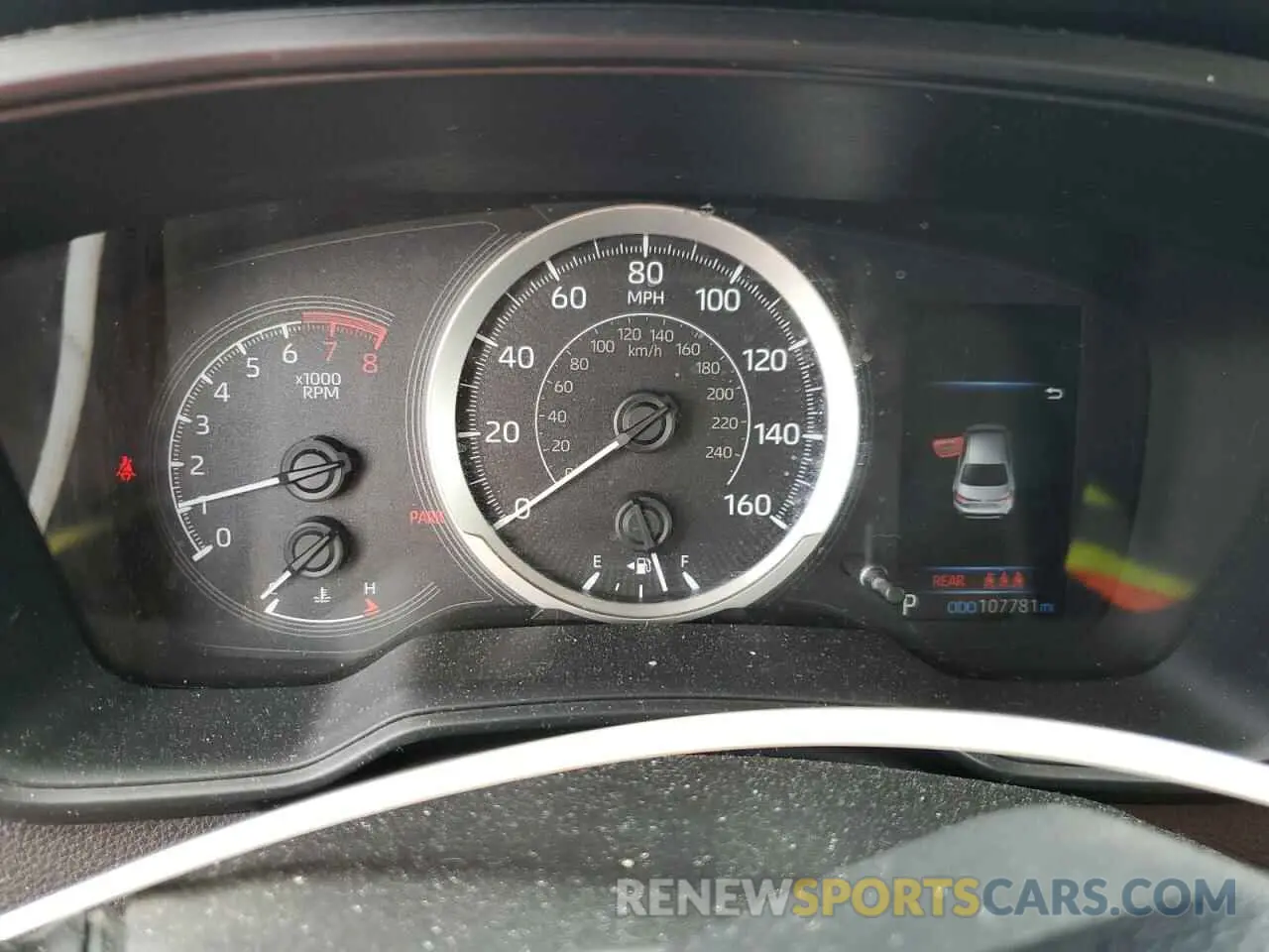 9 fotografías del automóvil dañado JTDEPRAE0LJ050766 TOYOTA COROLLA 2020