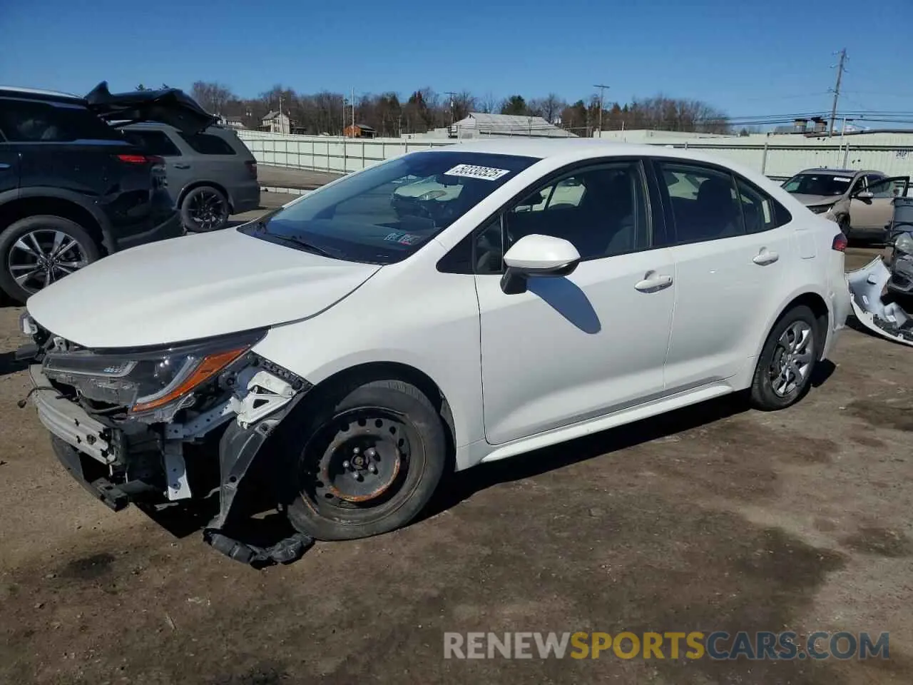 1 fotografías del automóvil dañado JTDEPRAE0LJ051528 TOYOTA COROLLA 2020