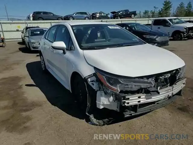 10 fotografías del automóvil dañado JTDEPRAE0LJ051528 TOYOTA COROLLA 2020