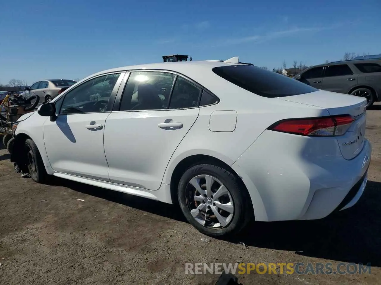 2 fotografías del automóvil dañado JTDEPRAE0LJ051528 TOYOTA COROLLA 2020