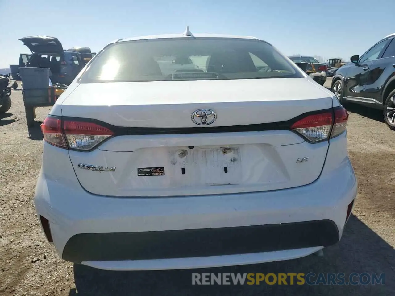 6 fotografías del automóvil dañado JTDEPRAE0LJ051528 TOYOTA COROLLA 2020