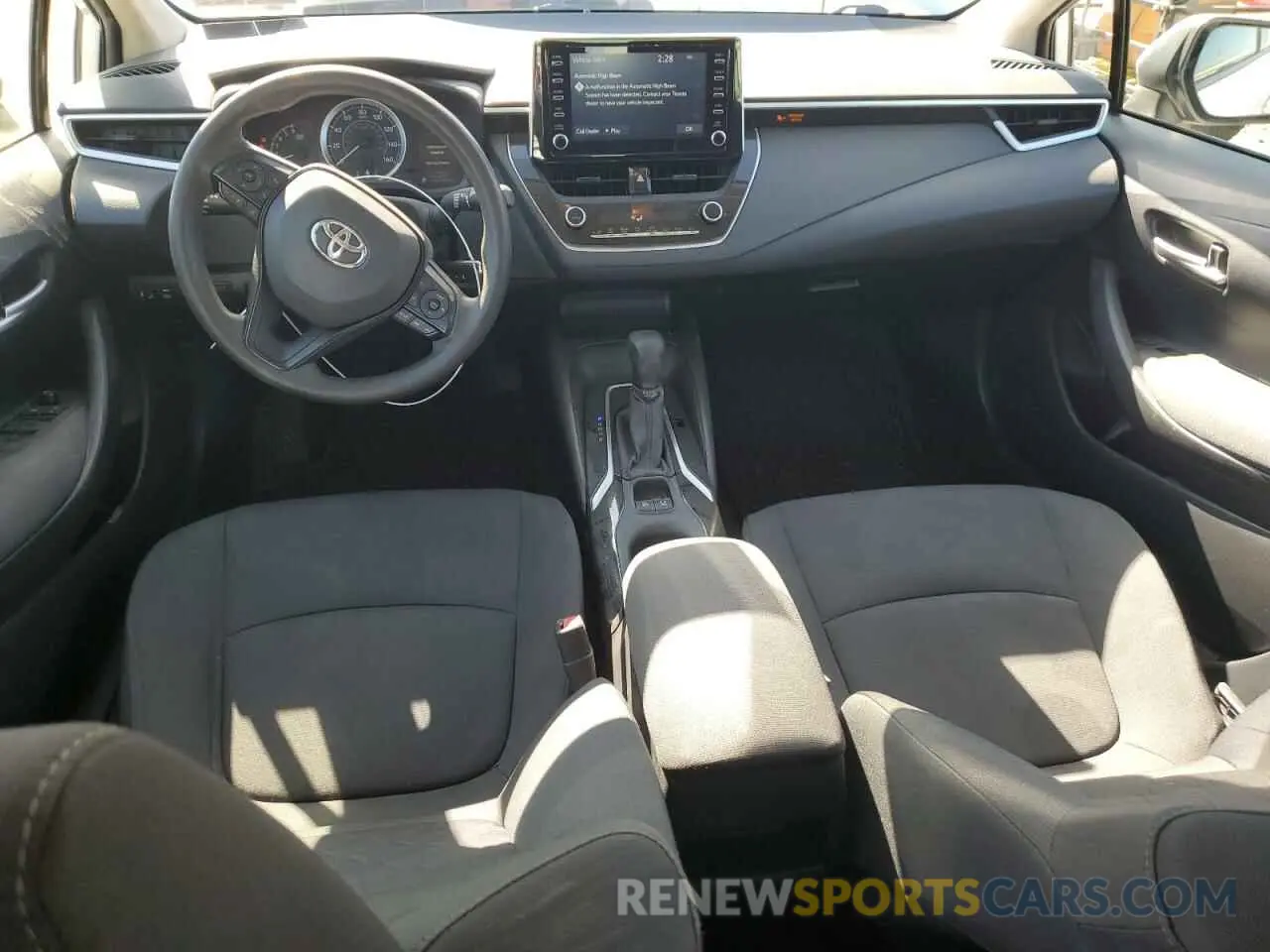 8 fotografías del automóvil dañado JTDEPRAE0LJ051528 TOYOTA COROLLA 2020