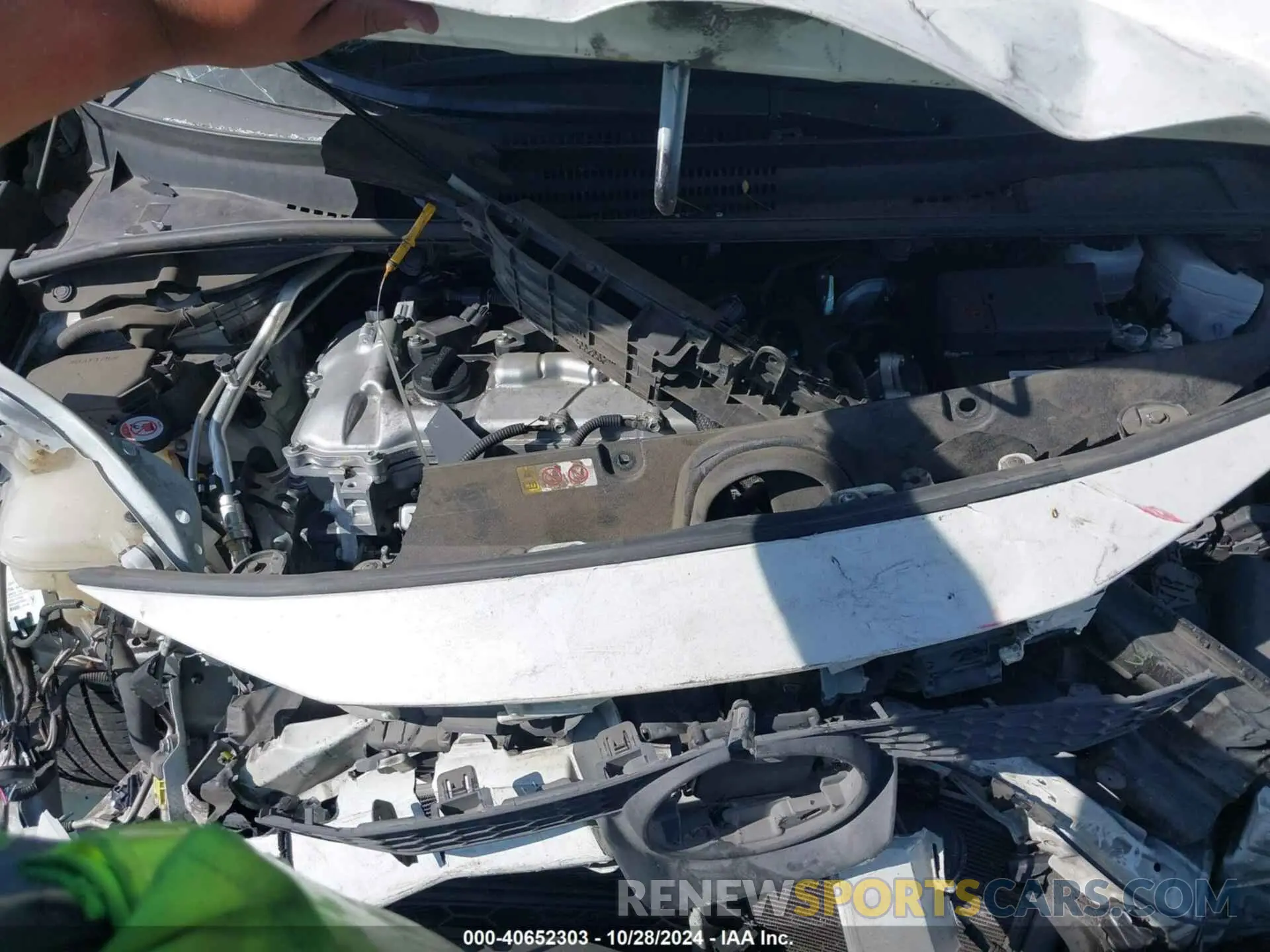 10 fotografías del automóvil dañado JTDEPRAE0LJ055434 TOYOTA COROLLA 2020