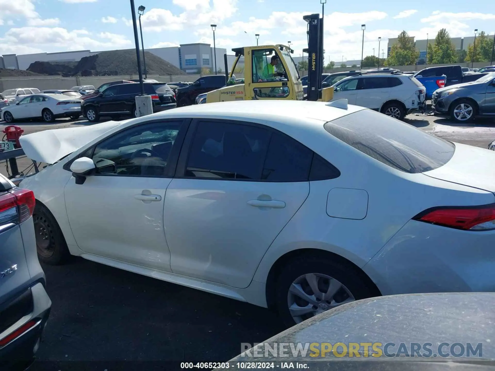 15 fotografías del automóvil dañado JTDEPRAE0LJ055434 TOYOTA COROLLA 2020