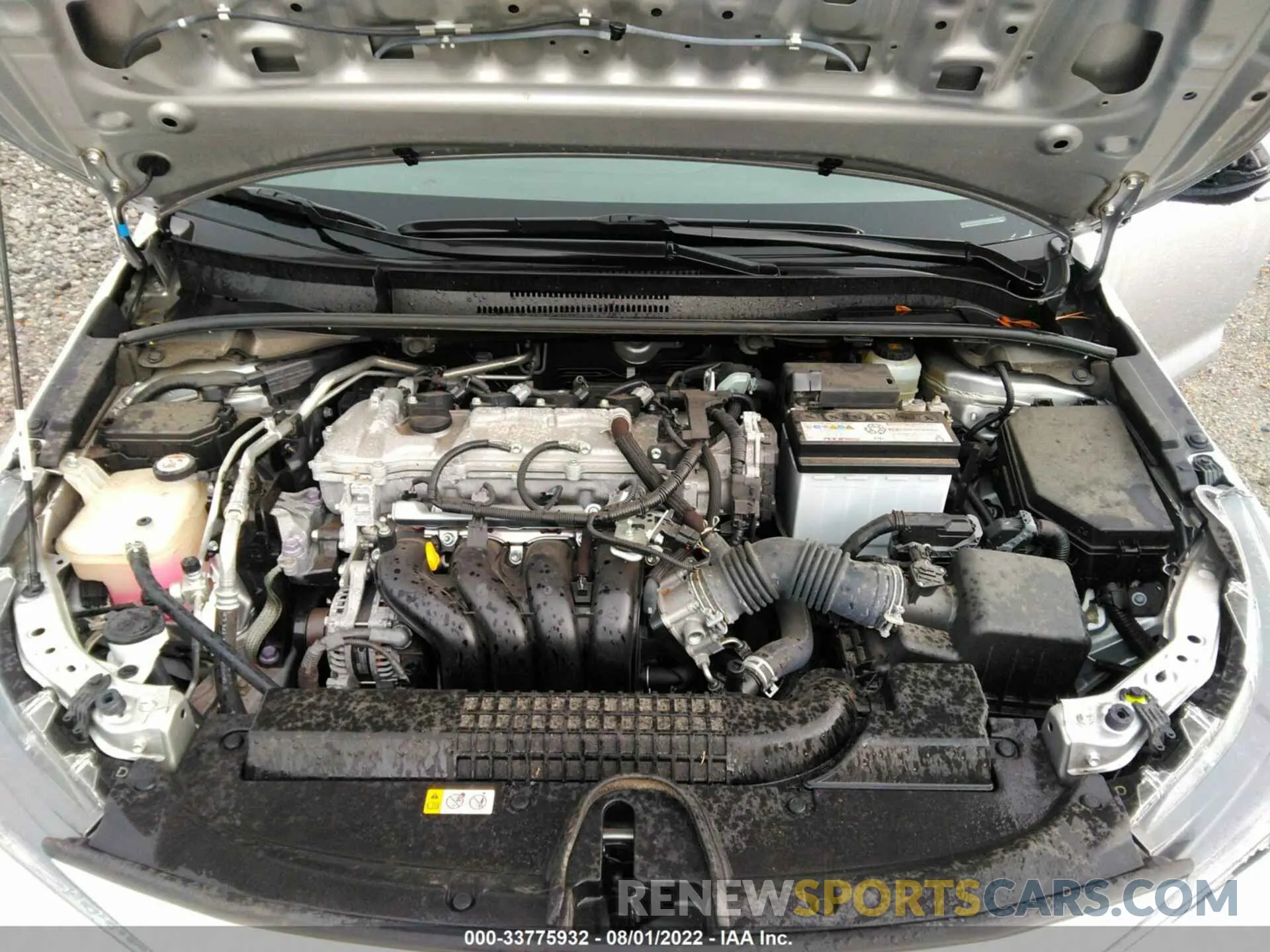 10 fotografías del automóvil dañado JTDEPRAE0LJ060133 TOYOTA COROLLA 2020