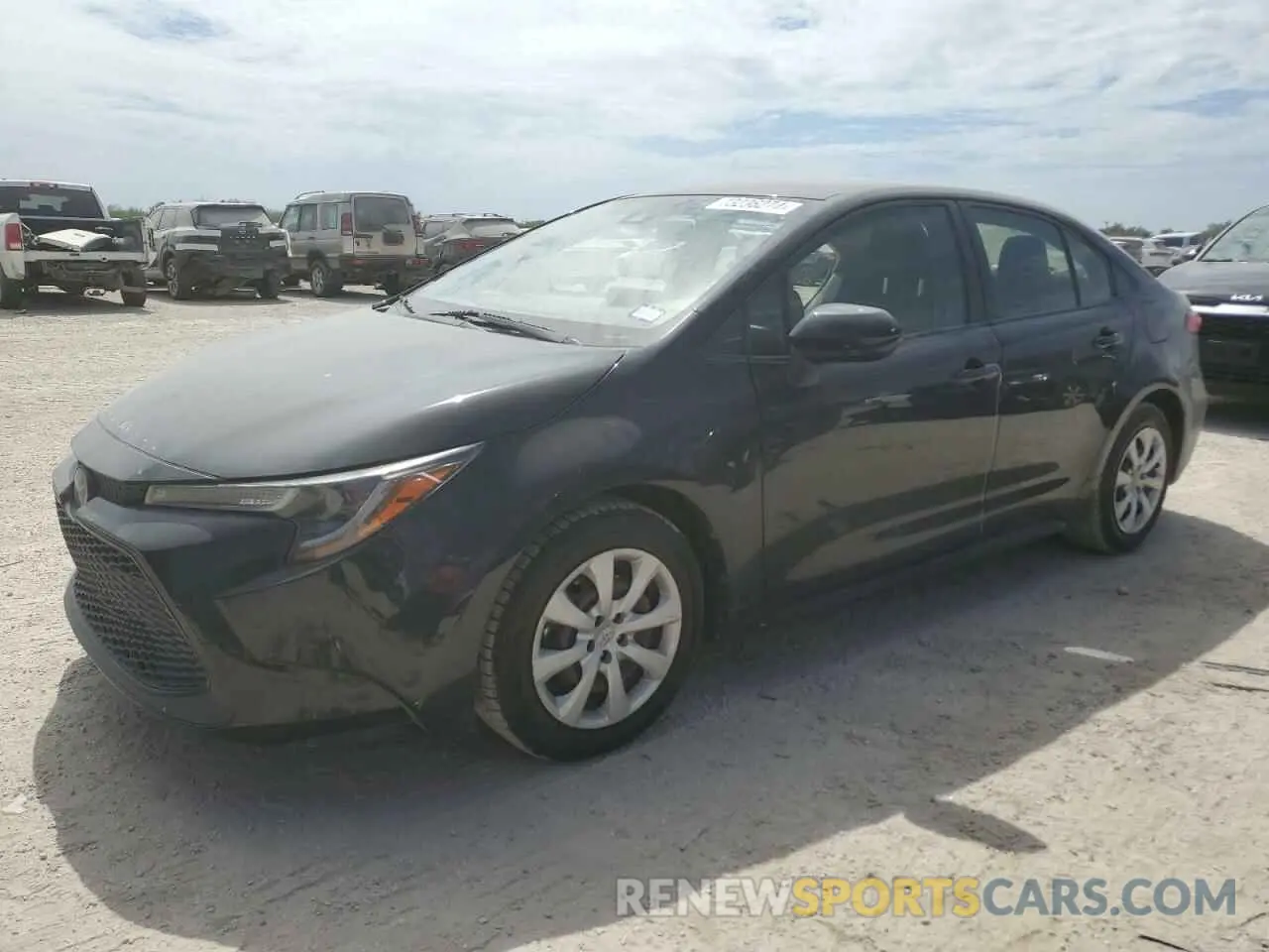 1 fotografías del automóvil dañado JTDEPRAE0LJ060410 TOYOTA COROLLA 2020