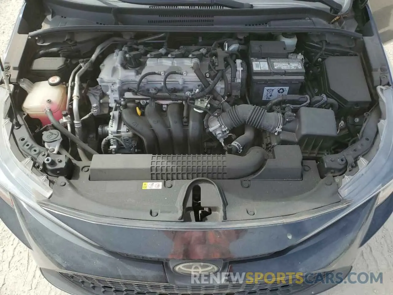 11 fotografías del automóvil dañado JTDEPRAE0LJ060410 TOYOTA COROLLA 2020
