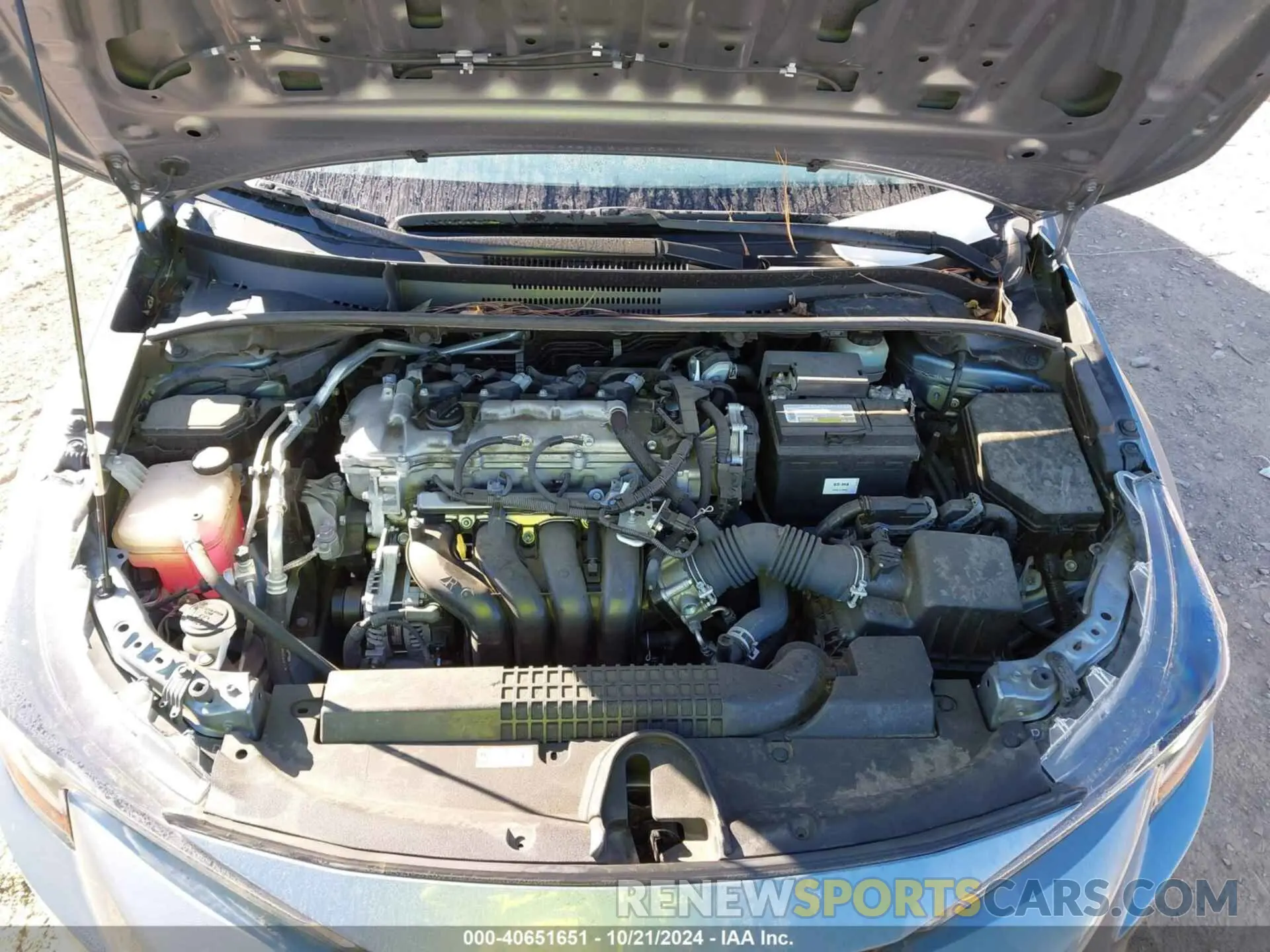10 fotografías del automóvil dañado JTDEPRAE0LJ060696 TOYOTA COROLLA 2020