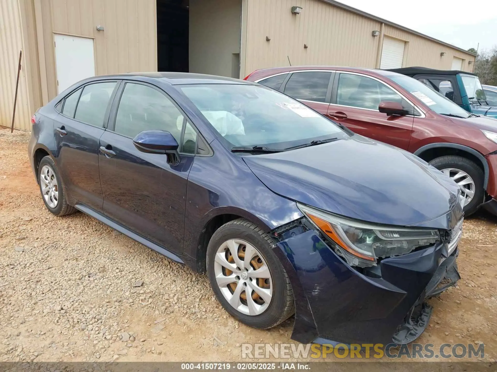 1 fotografías del automóvil dañado JTDEPRAE0LJ076722 TOYOTA COROLLA 2020