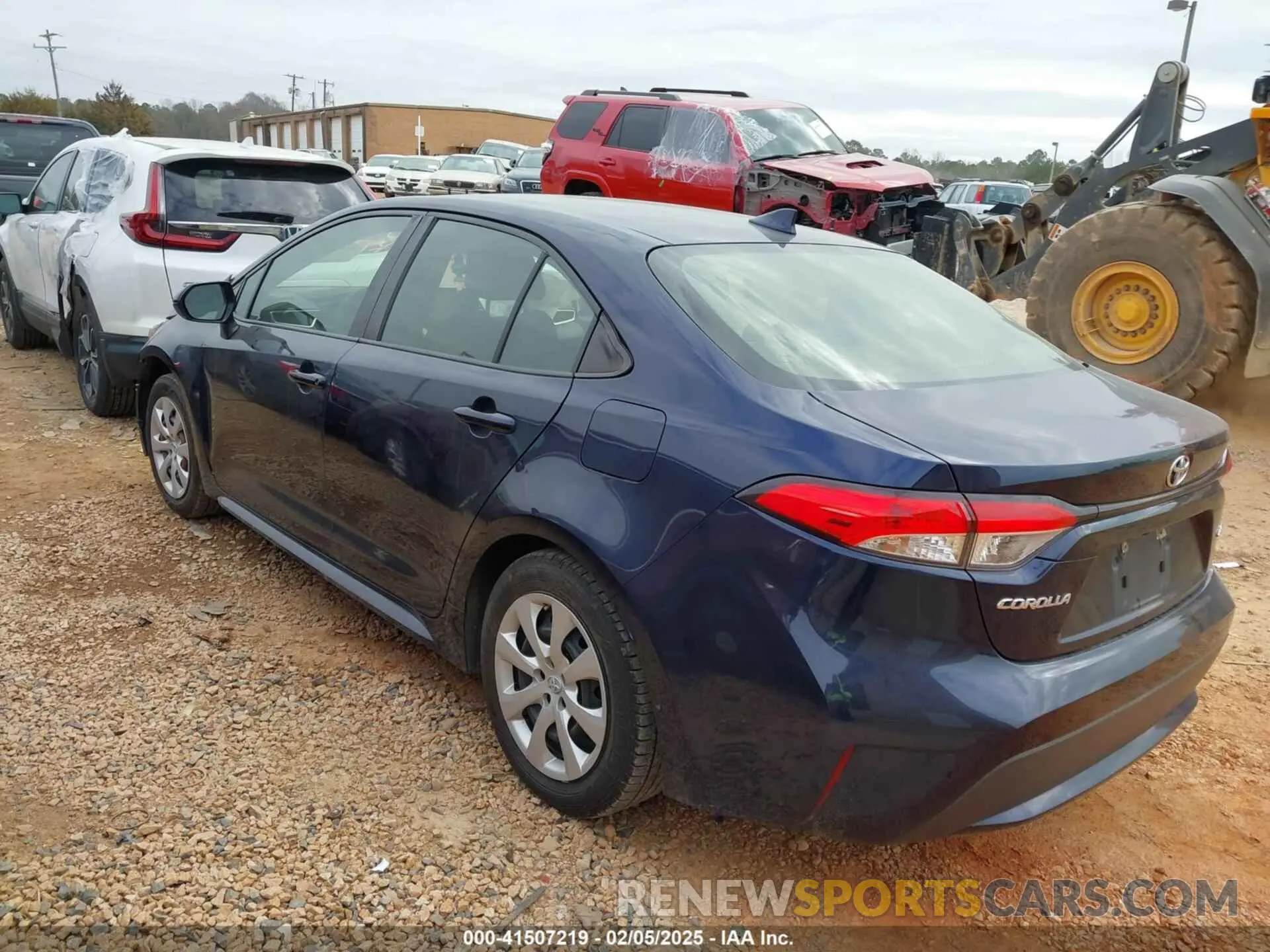 3 fotografías del automóvil dañado JTDEPRAE0LJ076722 TOYOTA COROLLA 2020