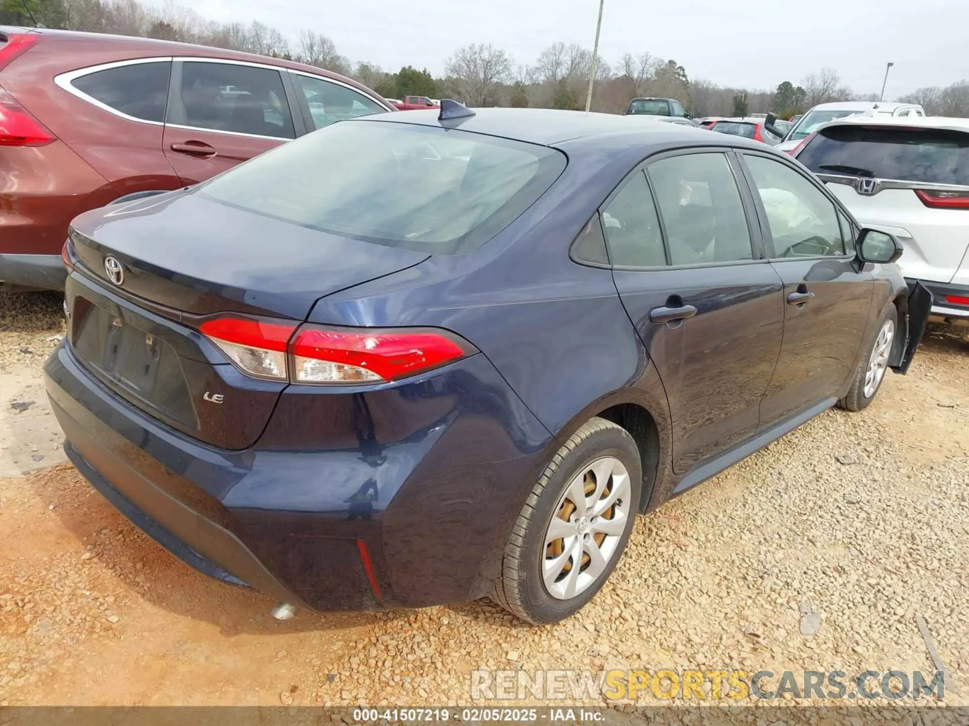 4 fotografías del automóvil dañado JTDEPRAE0LJ076722 TOYOTA COROLLA 2020