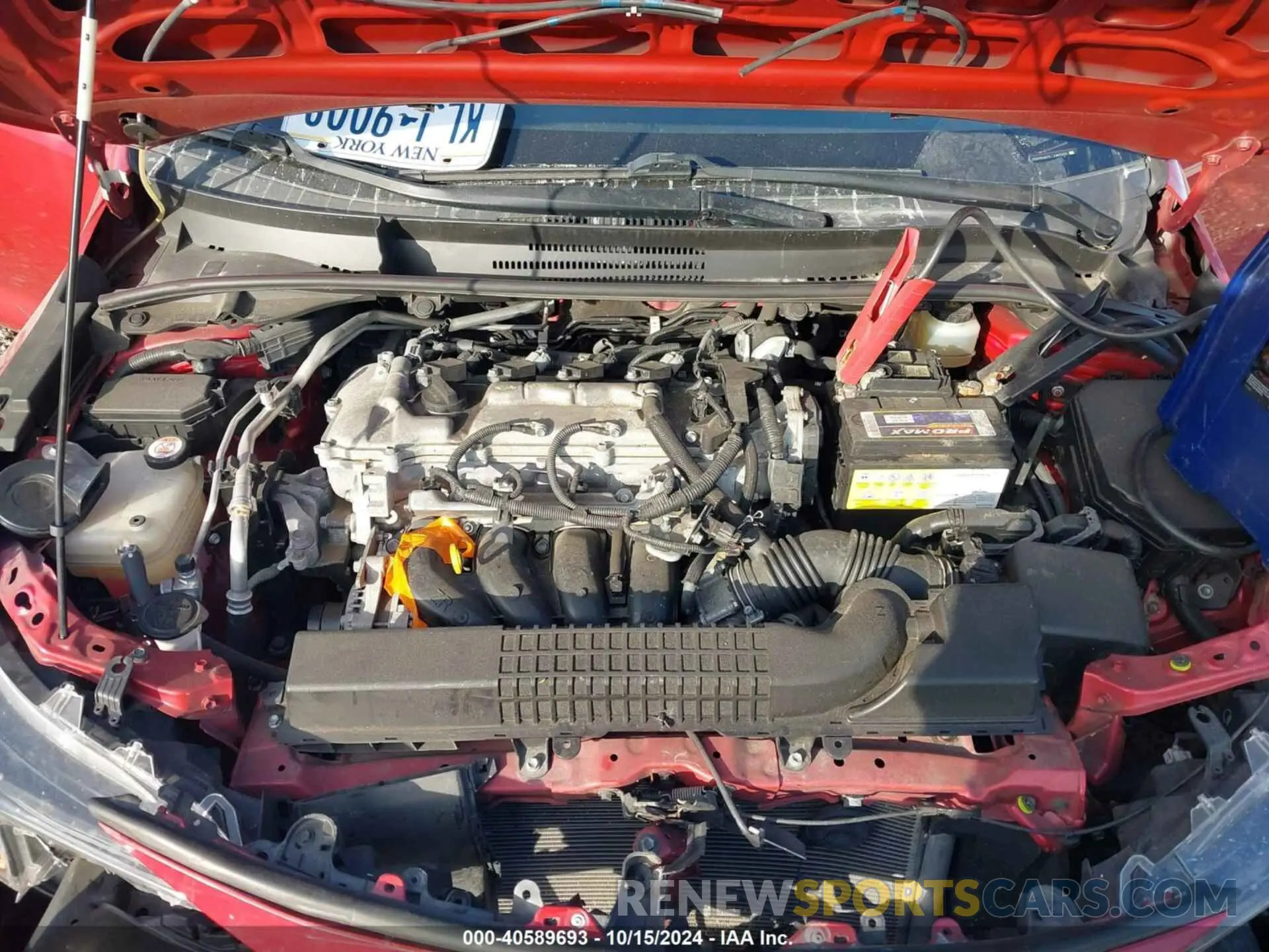 10 fotografías del automóvil dañado JTDEPRAE0LJ083203 TOYOTA COROLLA 2020