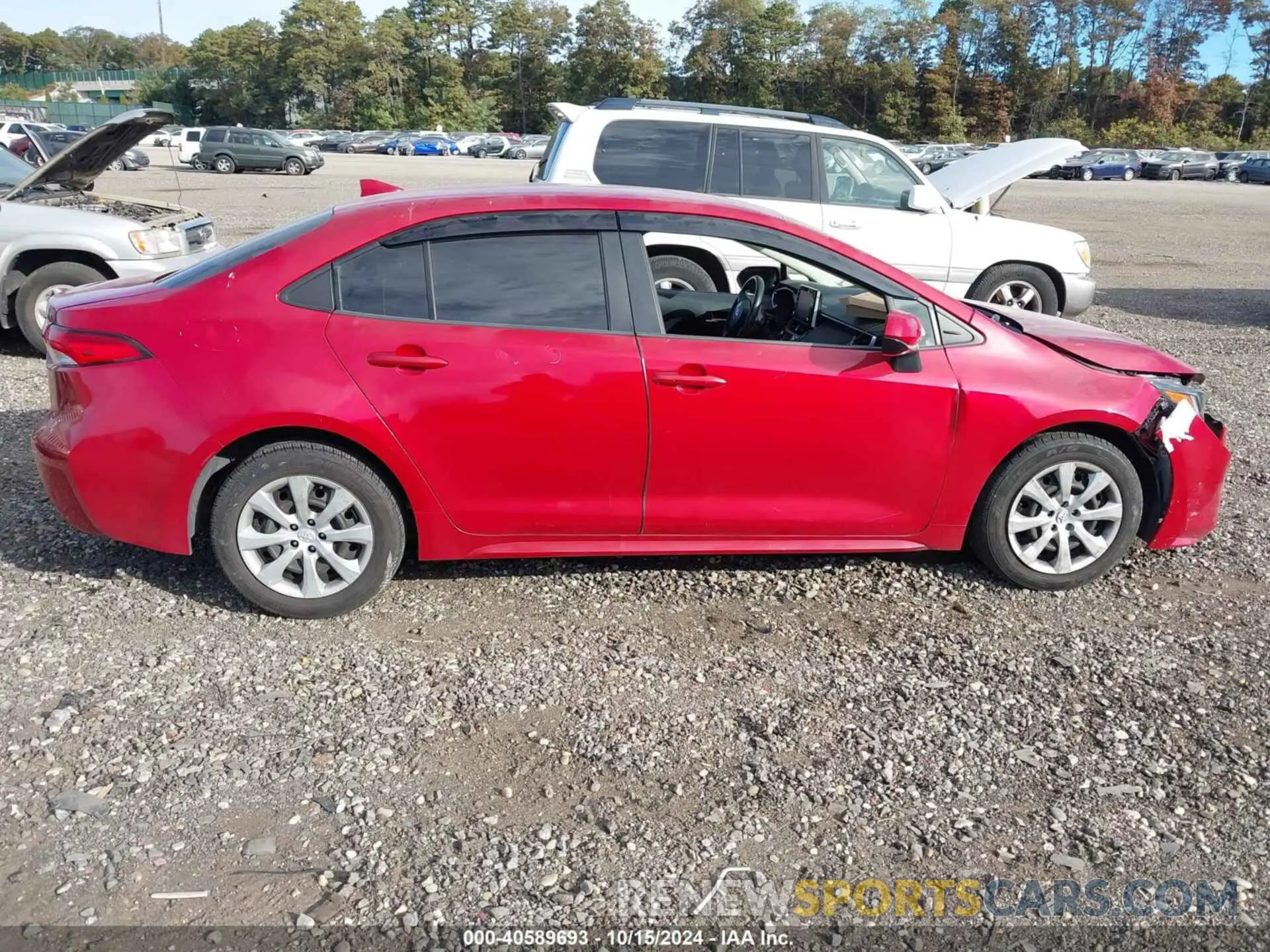 13 fotografías del automóvil dañado JTDEPRAE0LJ083203 TOYOTA COROLLA 2020