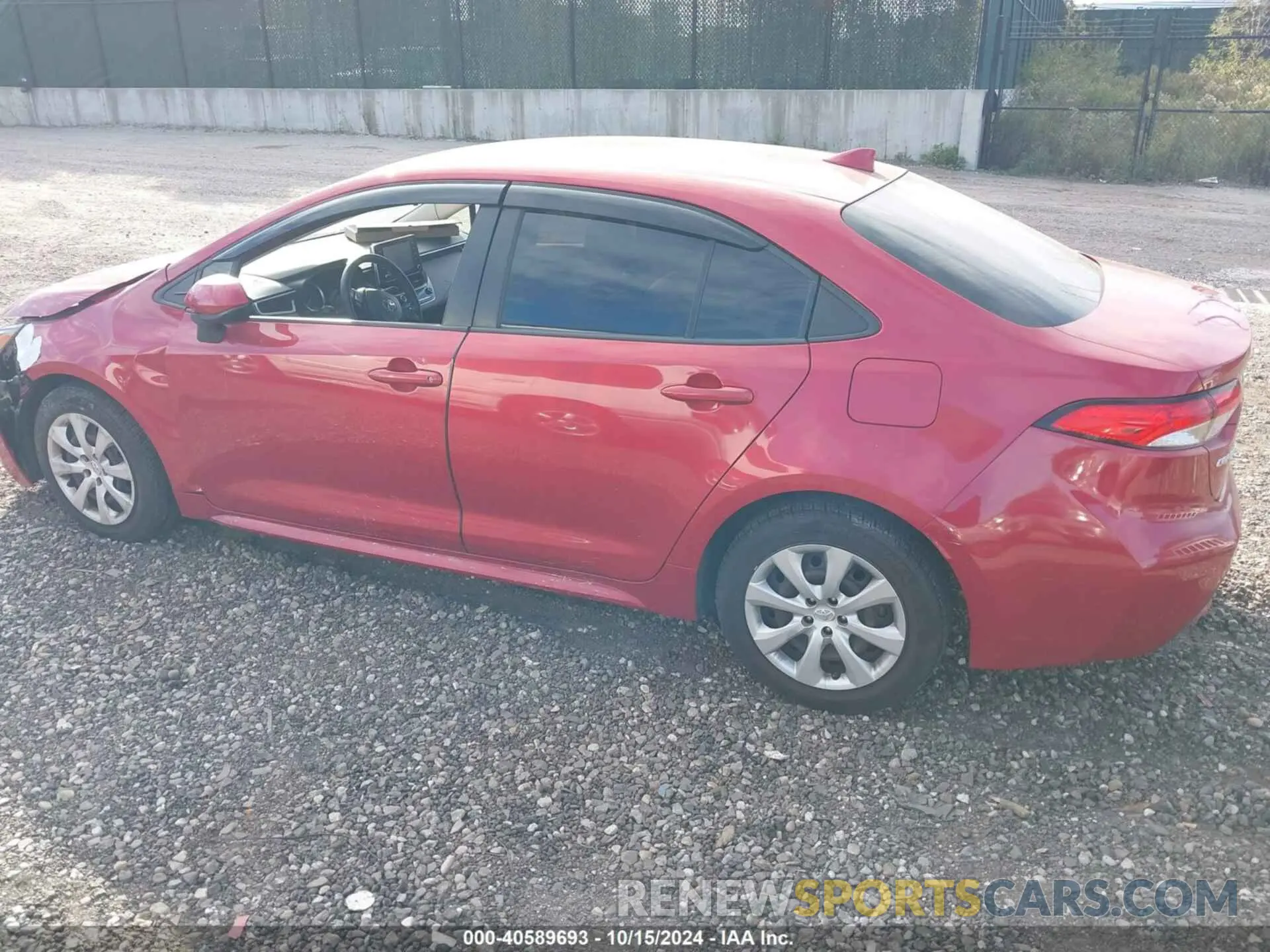 14 fotografías del automóvil dañado JTDEPRAE0LJ083203 TOYOTA COROLLA 2020