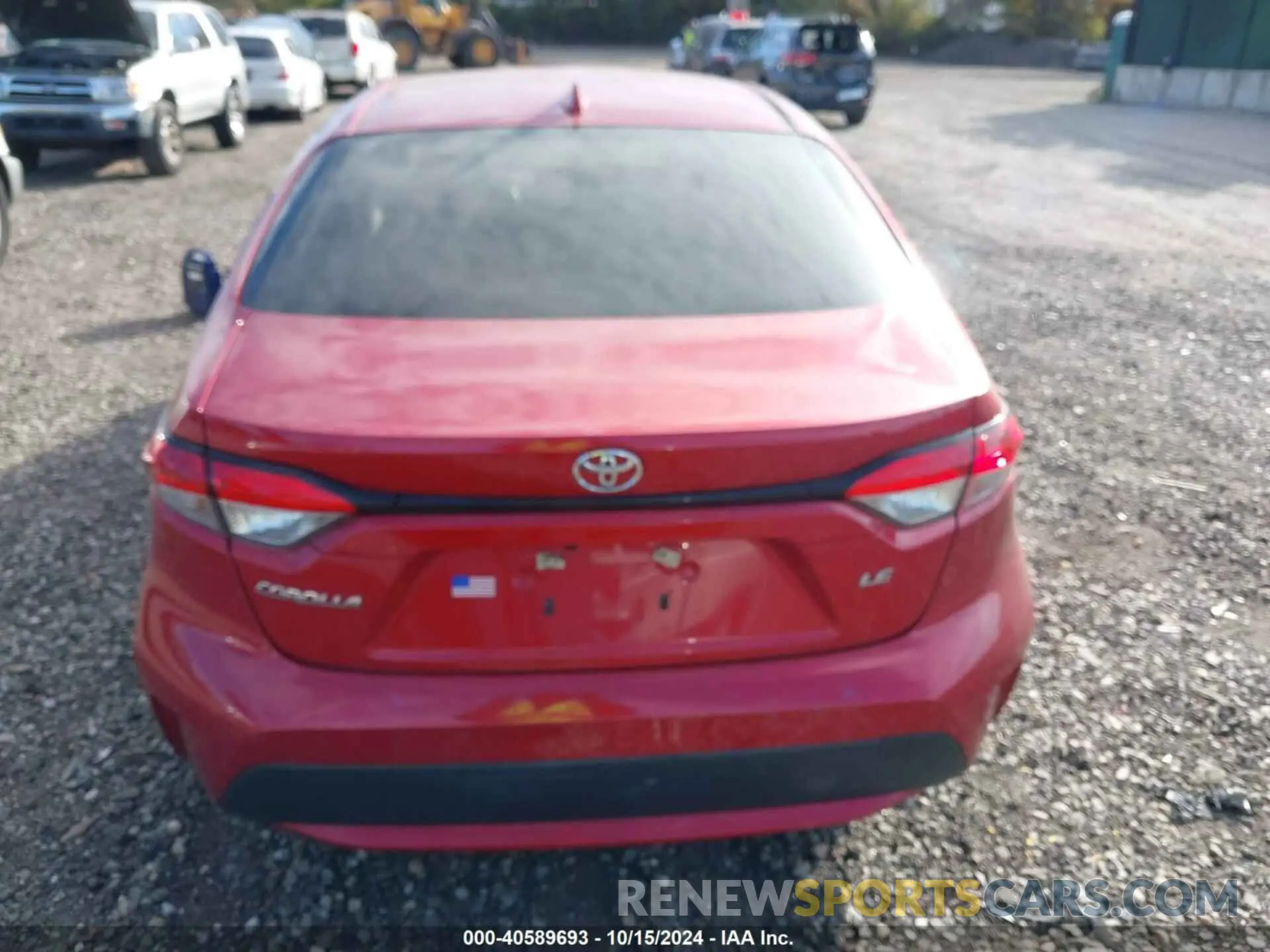 16 fotografías del automóvil dañado JTDEPRAE0LJ083203 TOYOTA COROLLA 2020