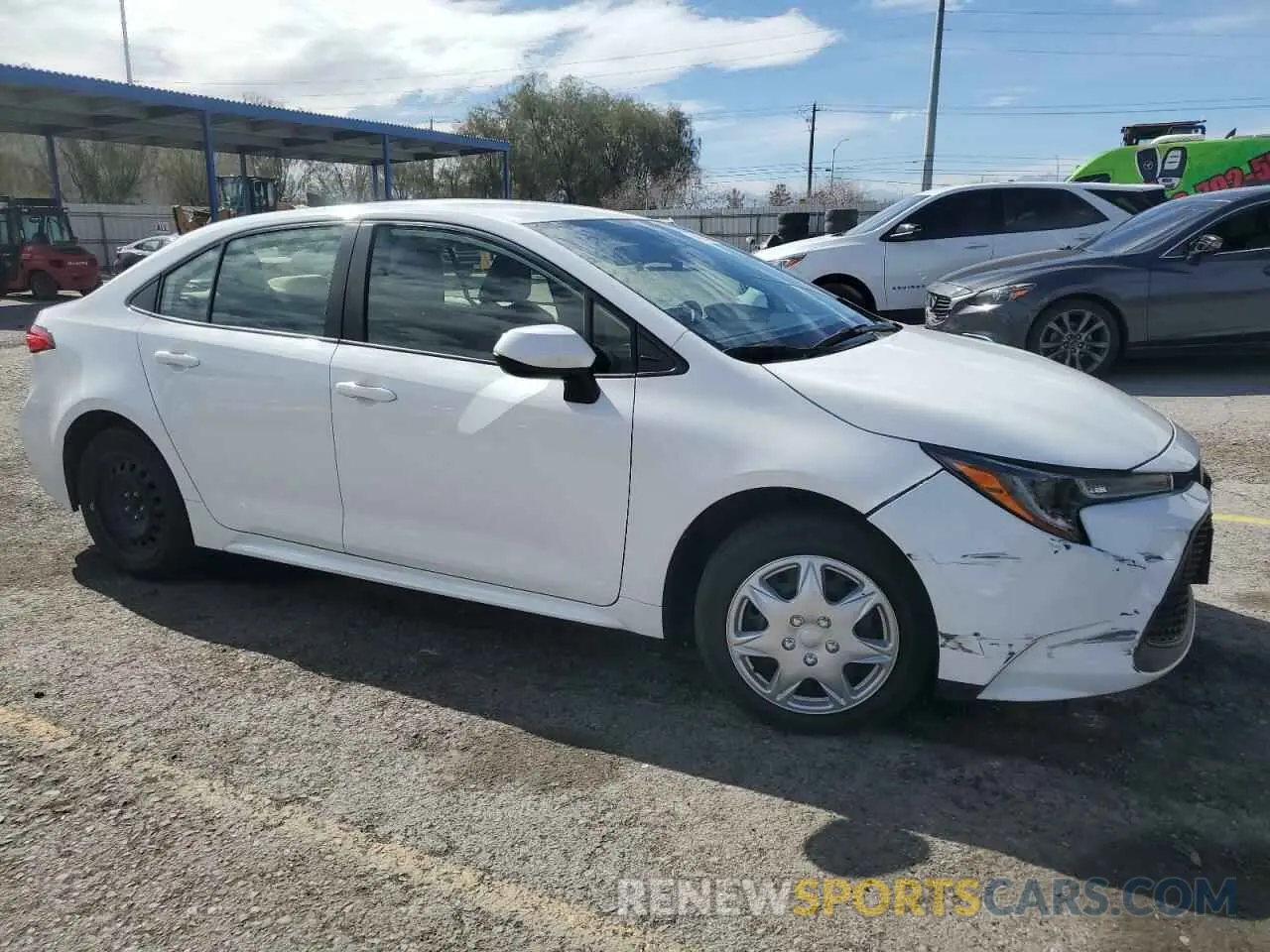 4 fotografías del automóvil dañado JTDEPRAE0LJ085128 TOYOTA COROLLA 2020