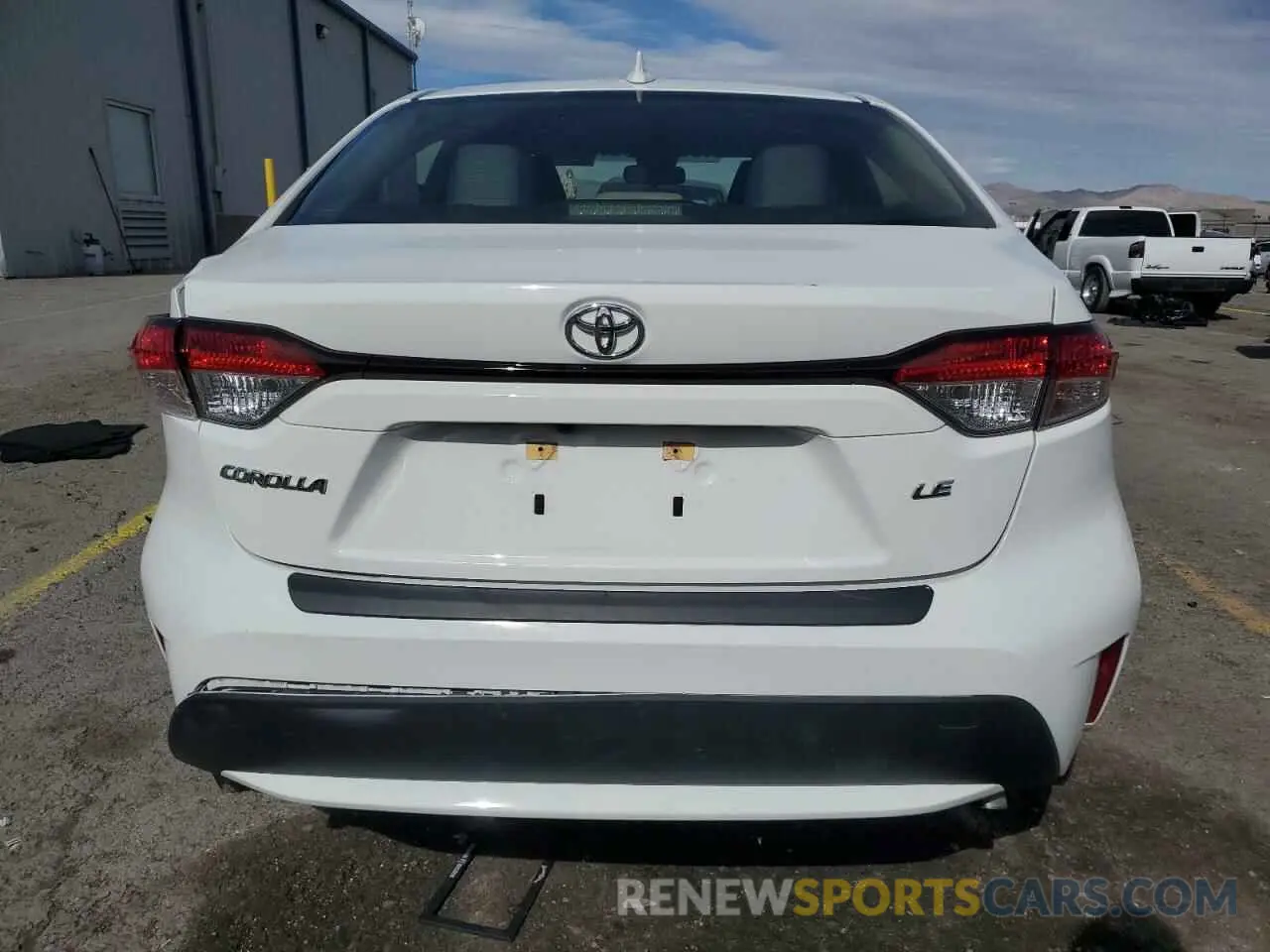 6 fotografías del automóvil dañado JTDEPRAE0LJ085128 TOYOTA COROLLA 2020