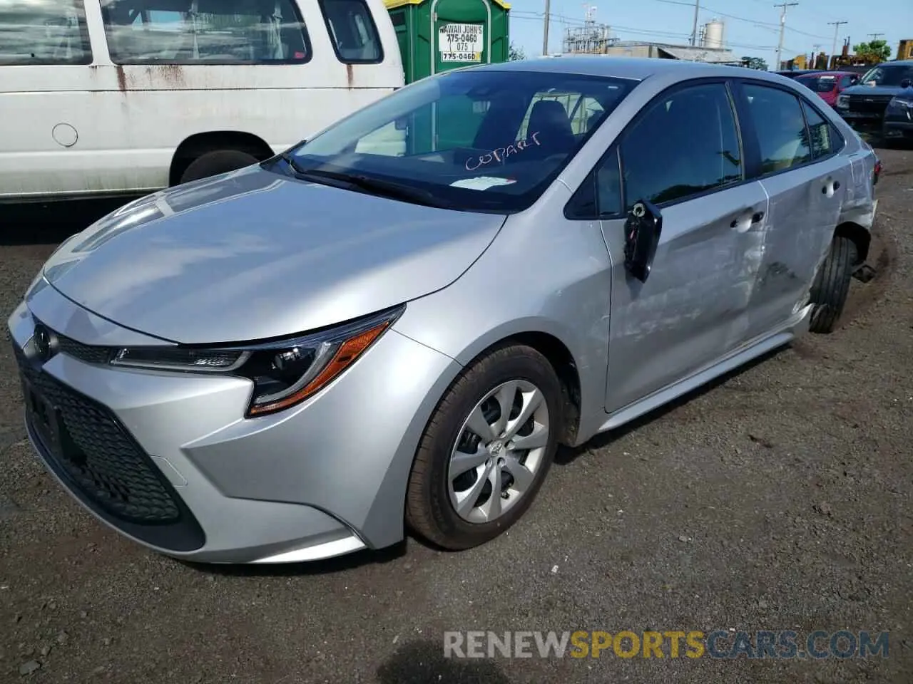 1 fotografías del automóvil dañado JTDEPRAE0LJ085162 TOYOTA COROLLA 2020