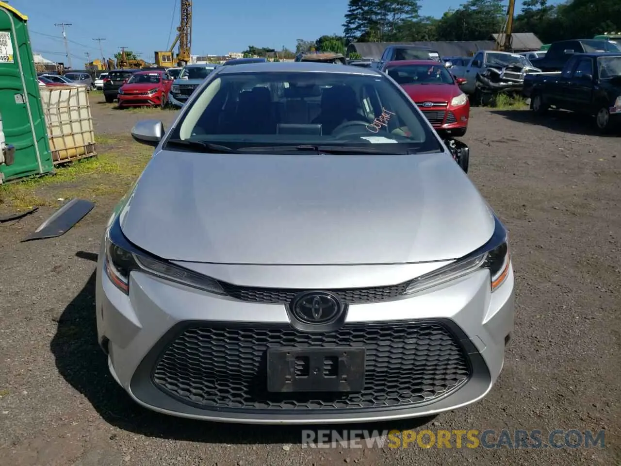5 fotografías del automóvil dañado JTDEPRAE0LJ085162 TOYOTA COROLLA 2020
