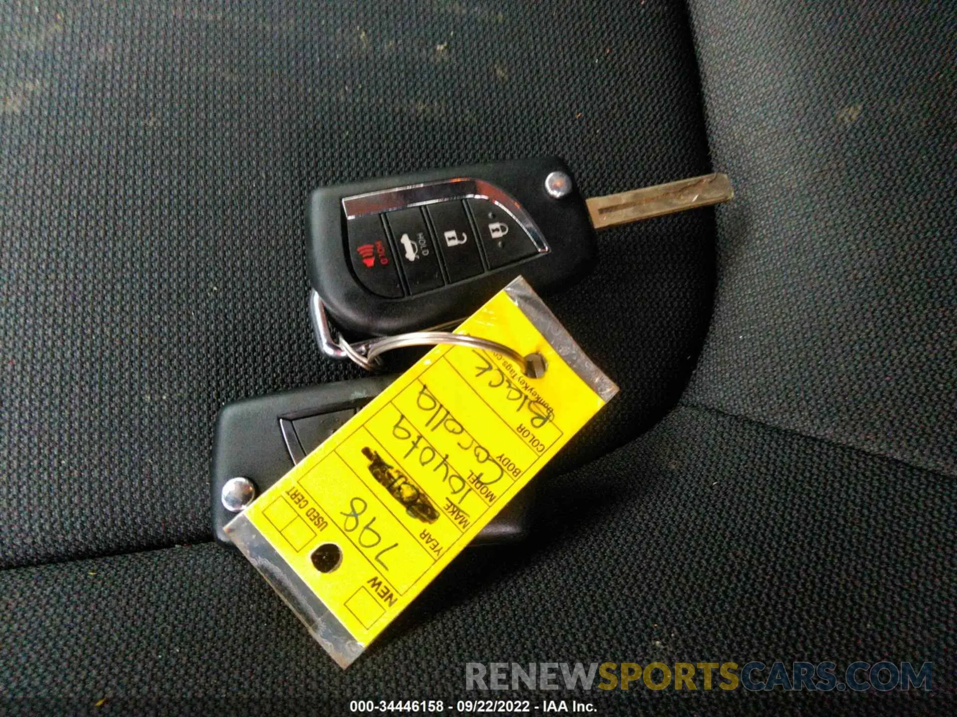 11 fotografías del automóvil dañado JTDEPRAE0LJ094315 TOYOTA COROLLA 2020