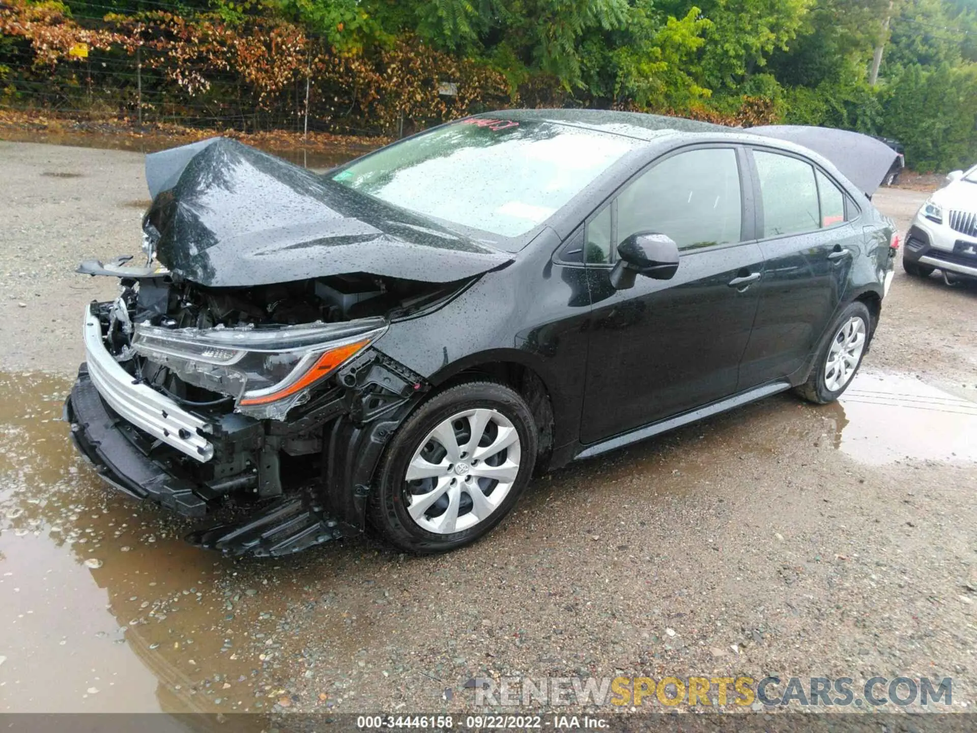 2 fotografías del automóvil dañado JTDEPRAE0LJ094315 TOYOTA COROLLA 2020