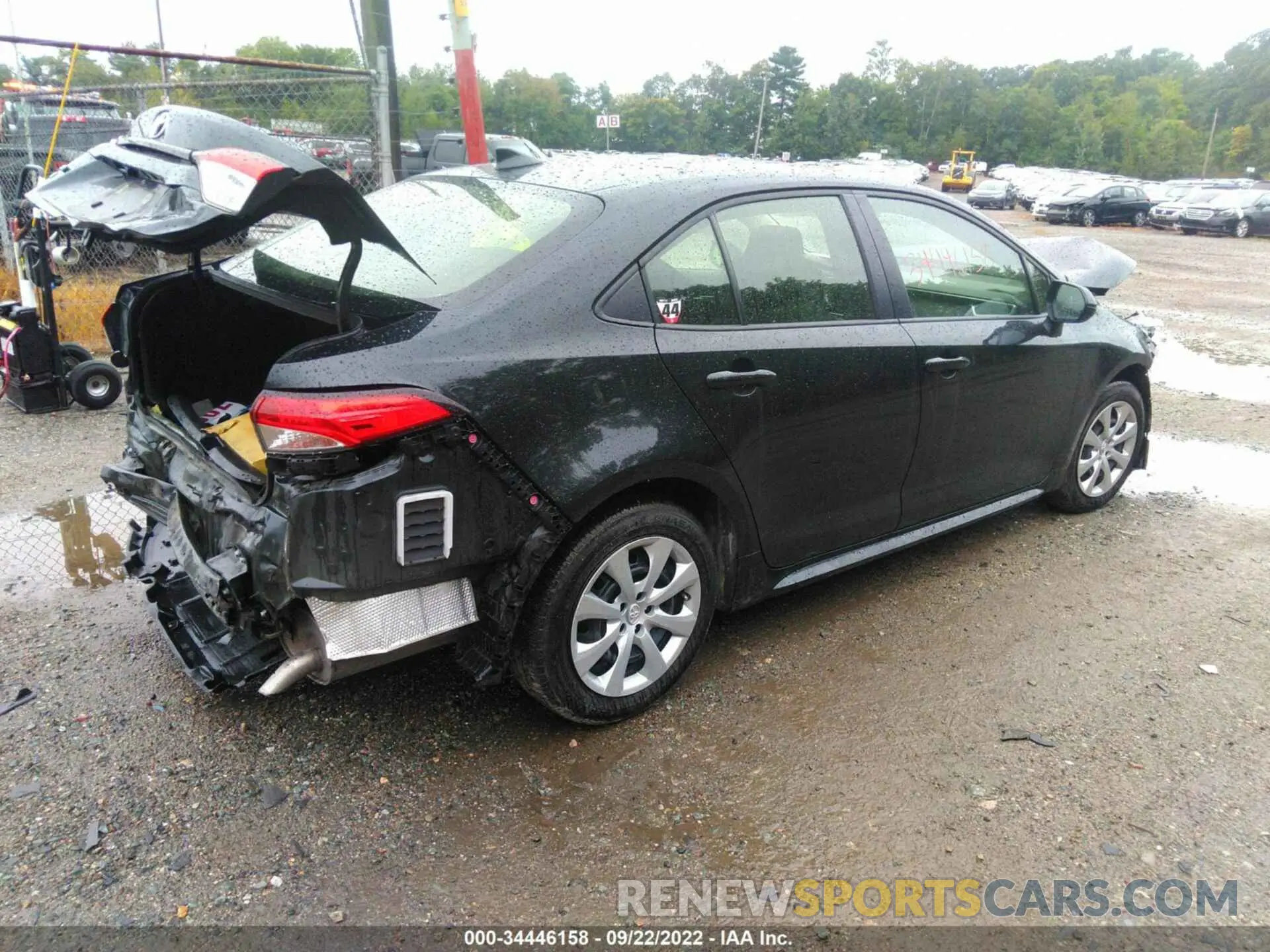 4 fotografías del automóvil dañado JTDEPRAE0LJ094315 TOYOTA COROLLA 2020