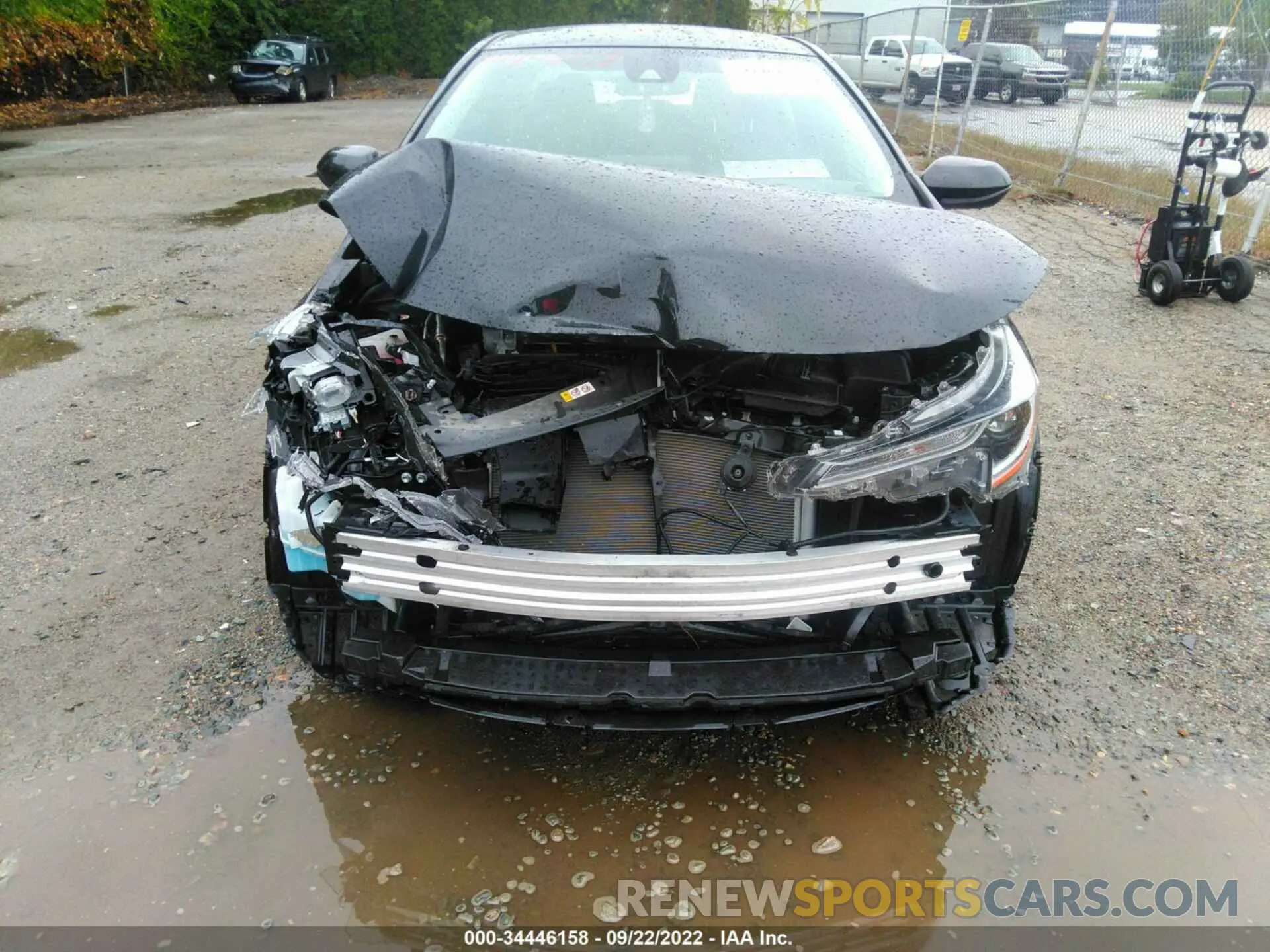6 fotografías del automóvil dañado JTDEPRAE0LJ094315 TOYOTA COROLLA 2020