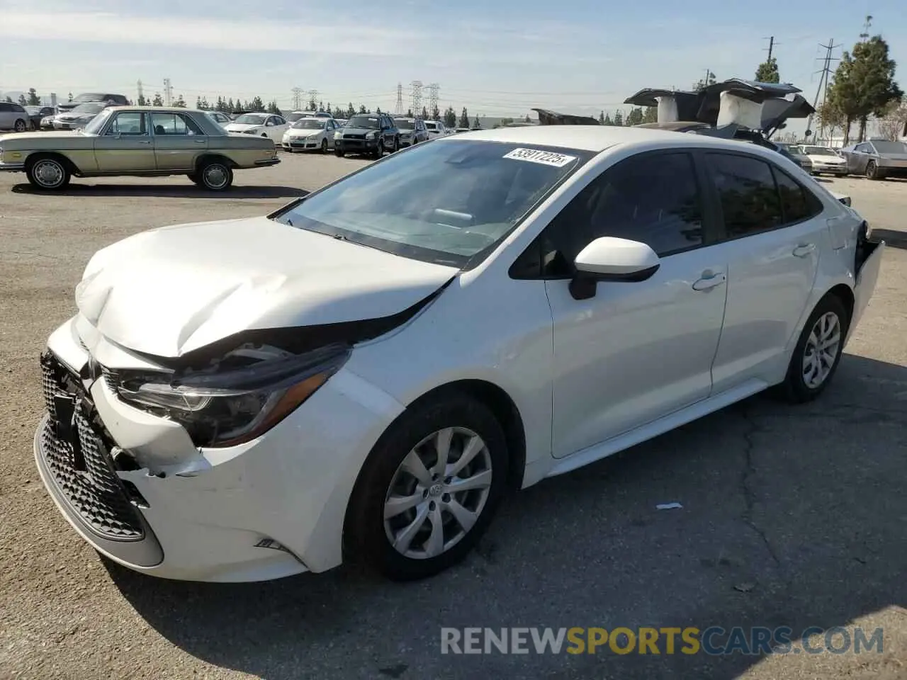 1 fotografías del automóvil dañado JTDEPRAE0LJ097327 TOYOTA COROLLA 2020