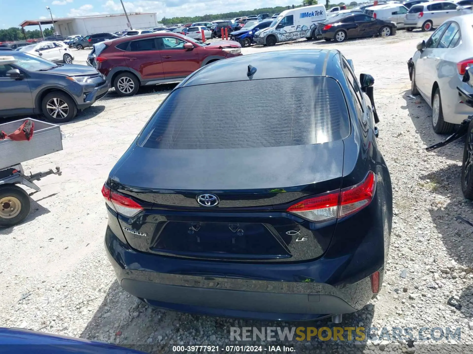 17 fotografías del automóvil dañado JTDEPRAE0LJ102770 TOYOTA COROLLA 2020